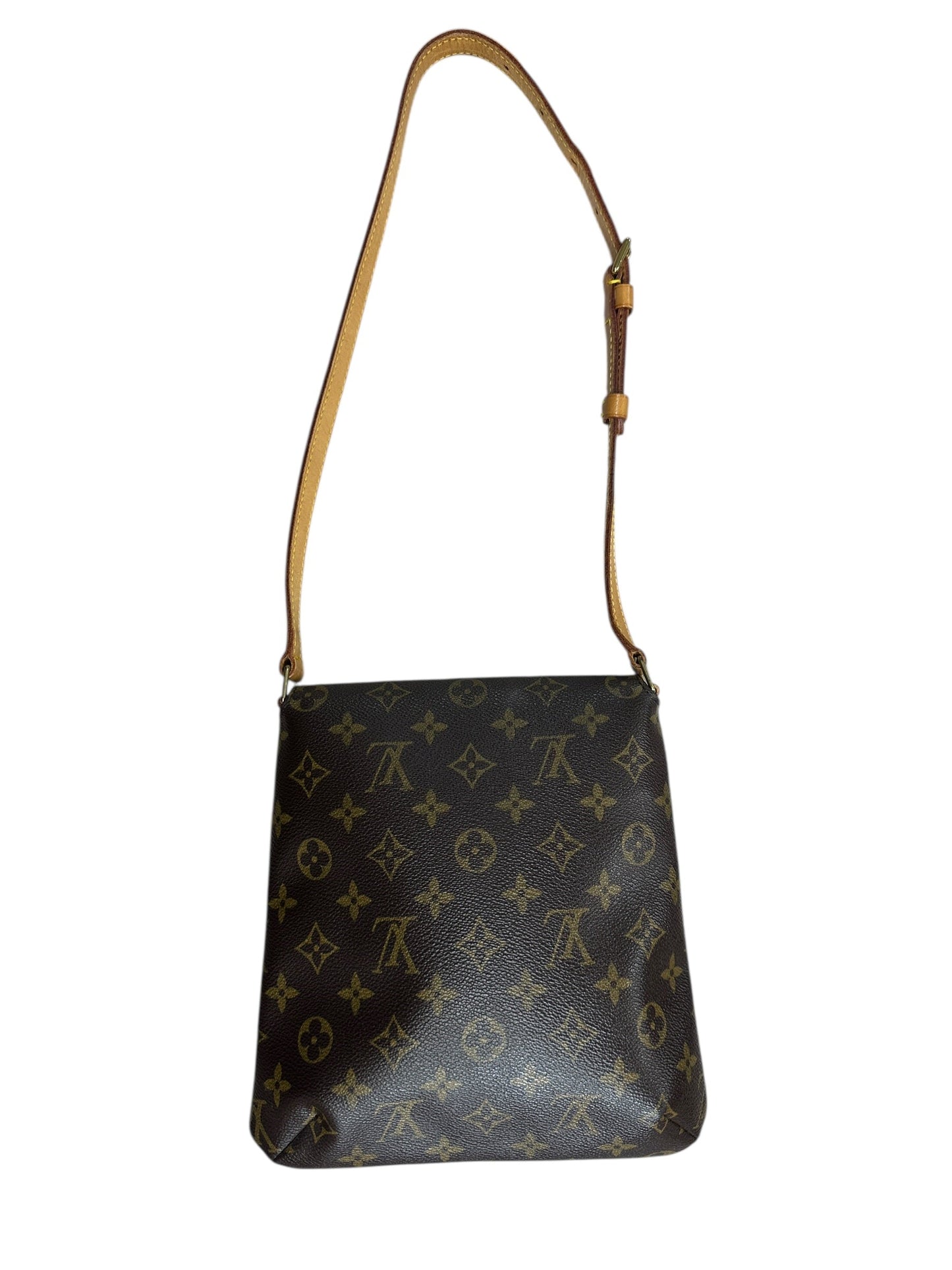 LOUIS VUITTON Monogram Musette Salsa Shoulder Bag Brown Gold Hardware | Authentic Pre-Owned Luxury