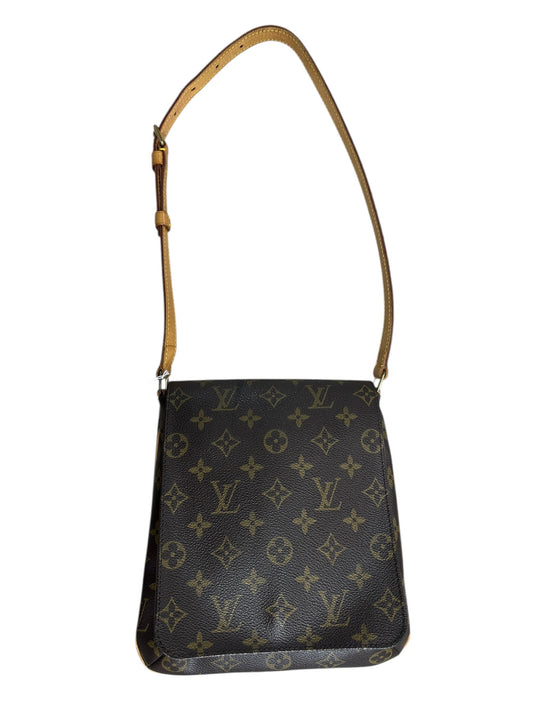 LOUIS VUITTON Monogram Musette Salsa Shoulder Bag Brown Gold Hardware | Authentic Pre-Owned Luxury
