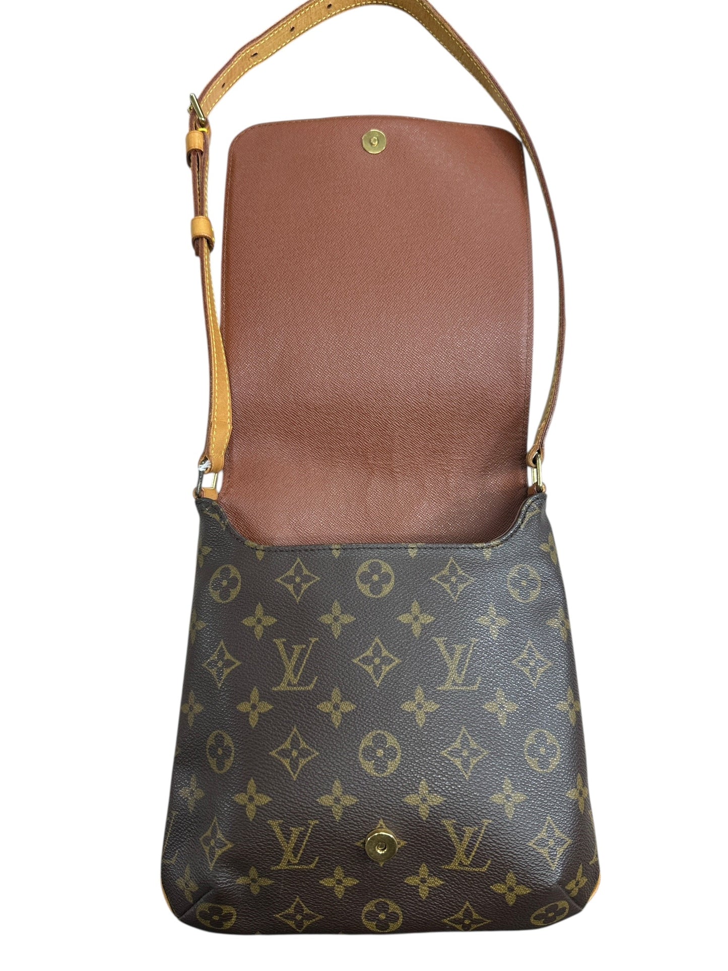 LOUIS VUITTON Monogram Musette Salsa Shoulder Bag Brown Gold Hardware | Authentic Pre-Owned Luxury