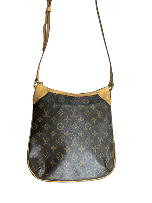 LOUIS VUITTON Monogram Odeon PM Crossbody Bag Brown Gold Hardware | Authentic Pre-Owned Luxury