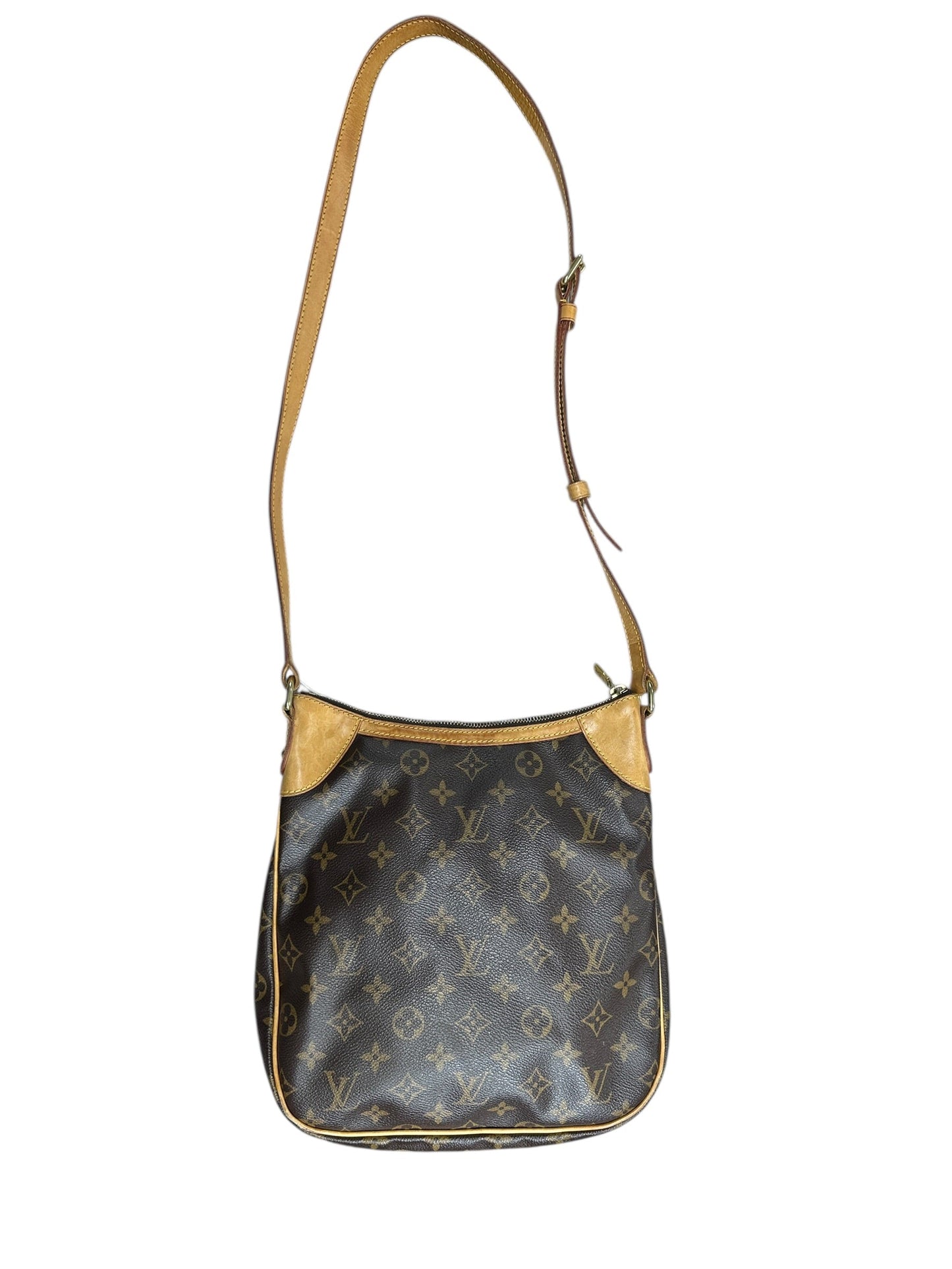 LOUIS VUITTON Monogram Batignolles Horizontal Tote Bag Brown Gold Hardware | Authentic Pre-Owned Luxury