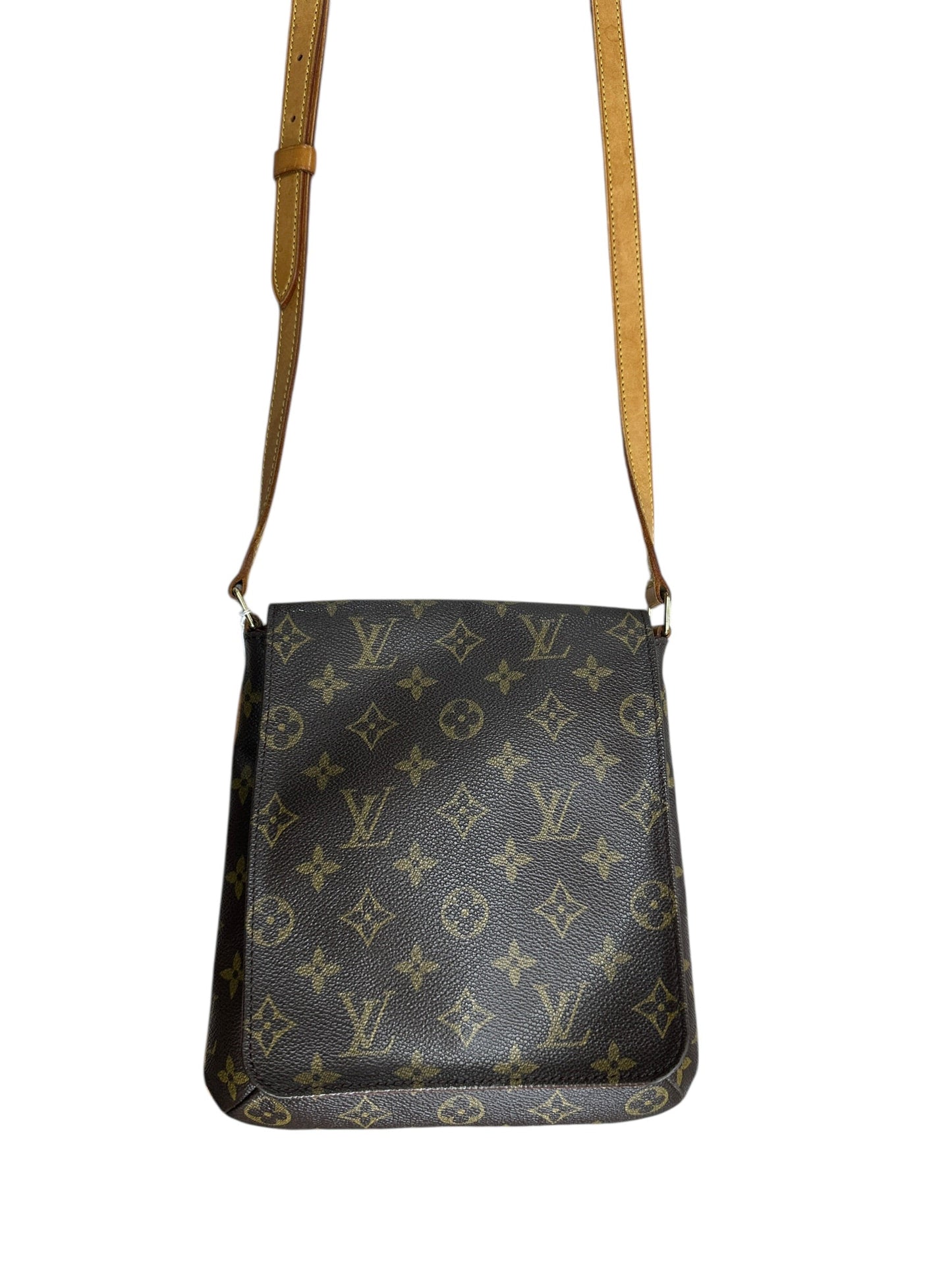 LOUIS VUITTON Monogram Musette Salsa Crossbody Bag Brown Gold Hardware | Authentic Pre-Owned Luxury