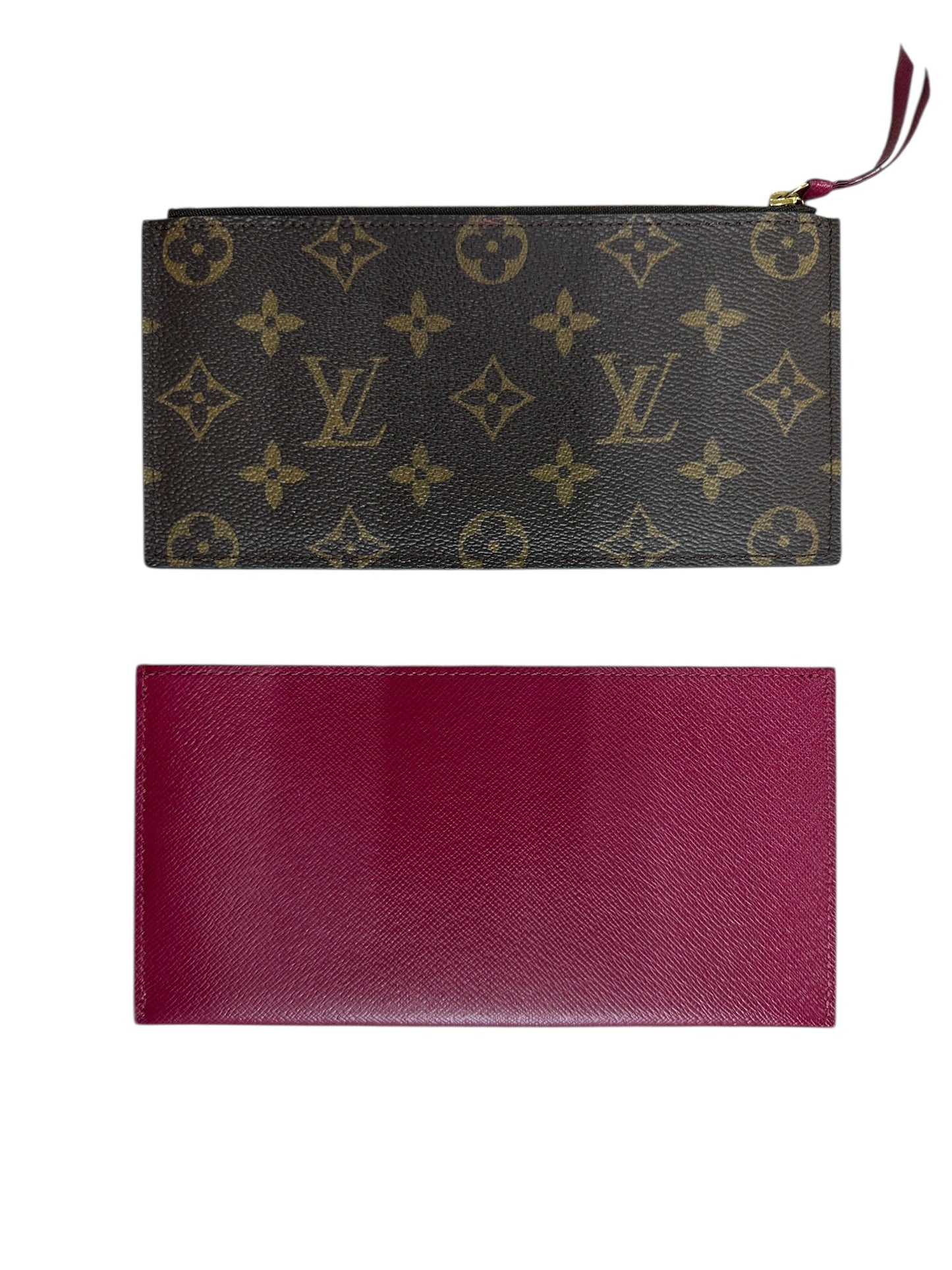 LOUIS VUITTON Monogram Felicie Pochette Crossbody Bag Brown Gold Hardware | Authentic Pre-Owned Luxury