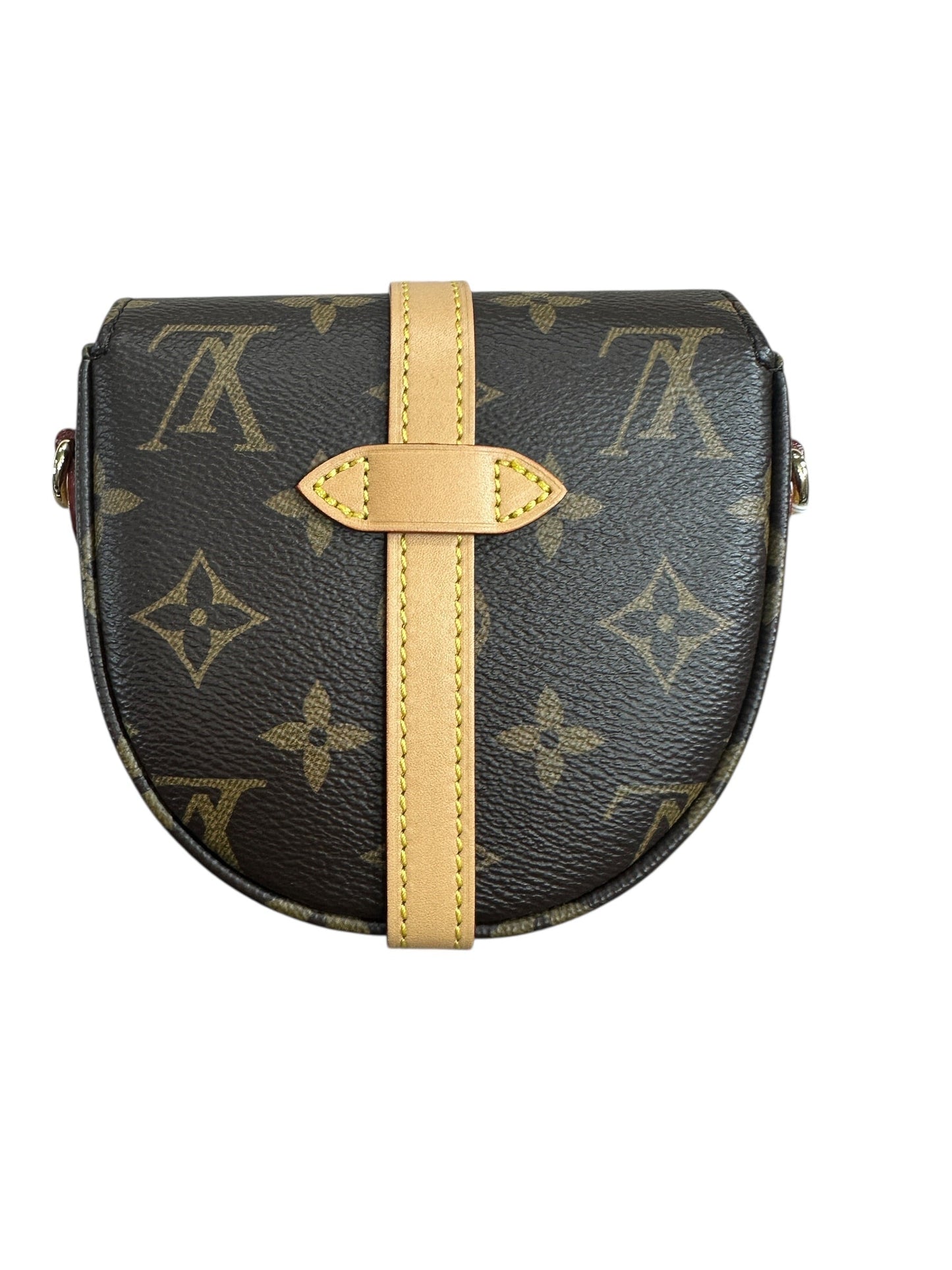 LOUIS VUITTON Monogram Boite Chapeau Souple PM Crossbody Bag Brown Gold Hardware | Authentic Pre-Owned Luxury