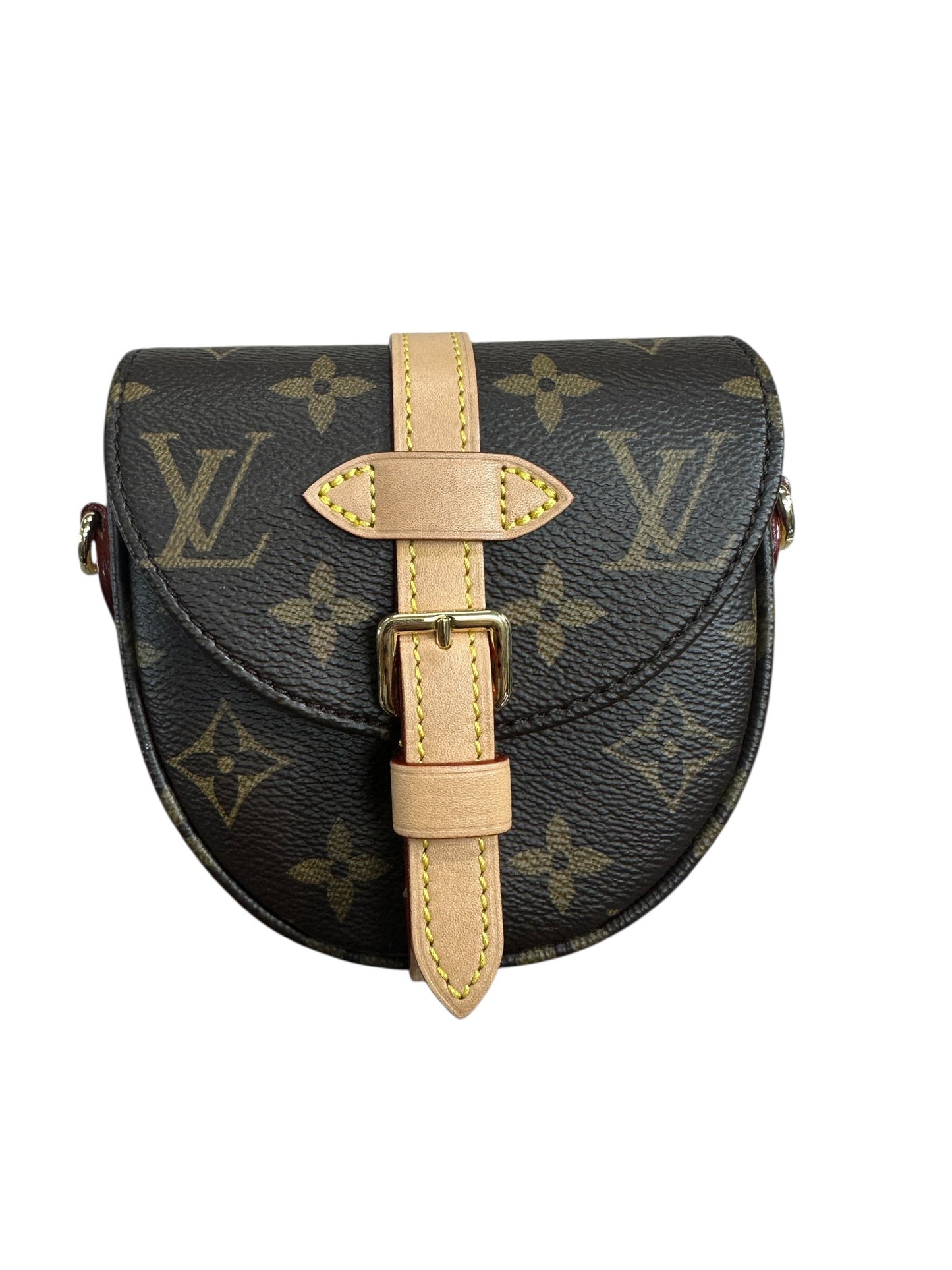 LOUIS VUITTON Monogram Boite Chapeau Souple PM Crossbody Bag Brown Gold Hardware | Authentic Pre-Owned Luxury