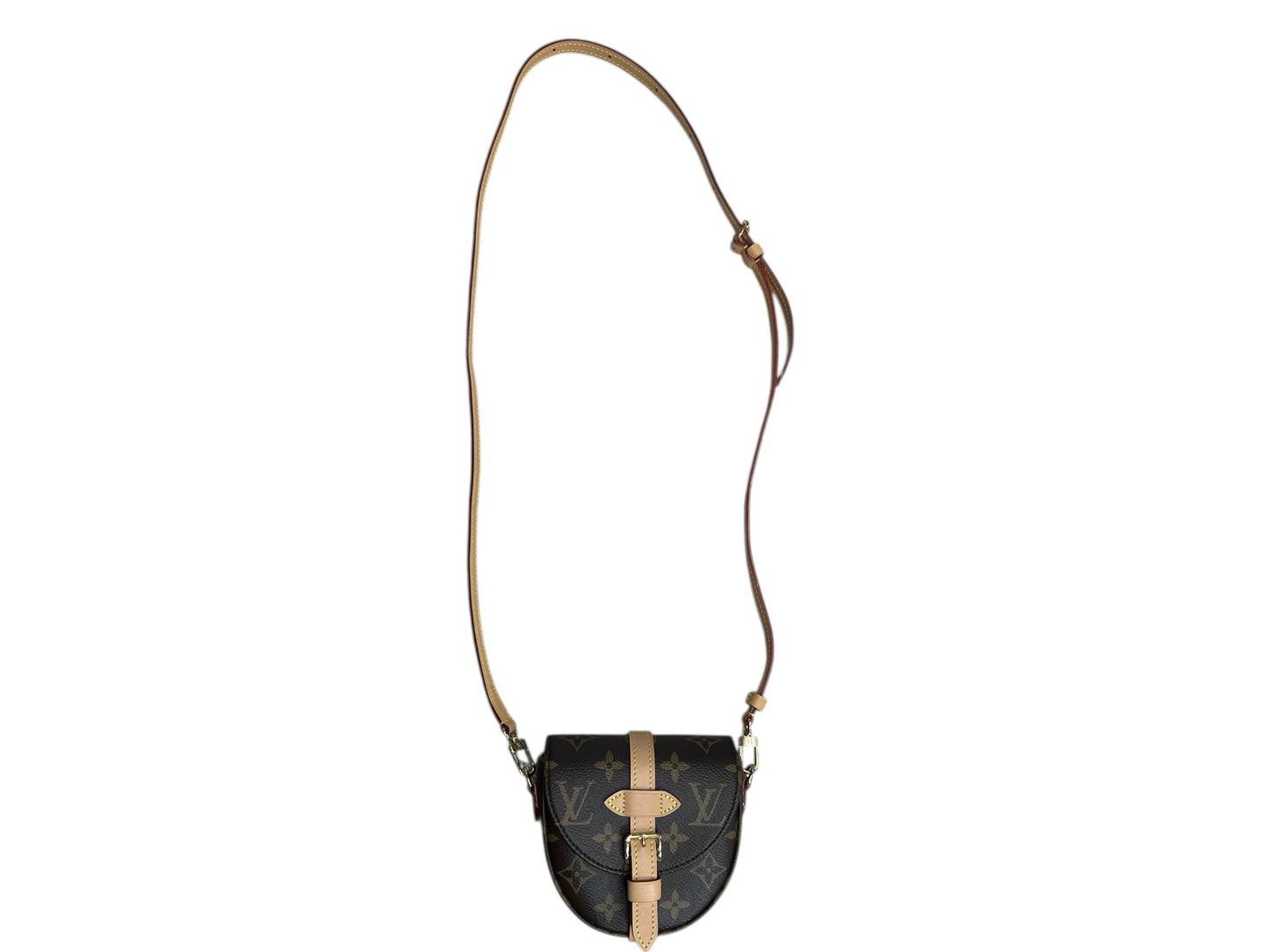 LOUIS VUITTON Monogram Boite Chapeau Souple PM Crossbody Bag Brown Gold Hardware | Authentic Pre-Owned Luxury