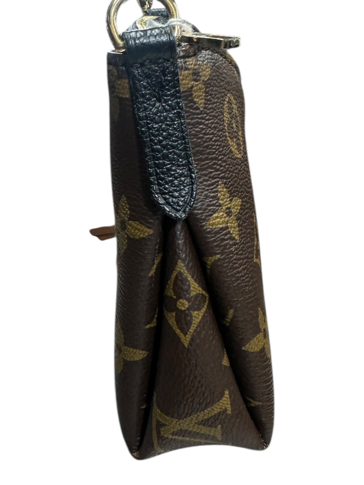 LOUIS VUITTON Monogram Pallas Clutch Brown Gold Hardware | Authentic Pre-Owned Luxury