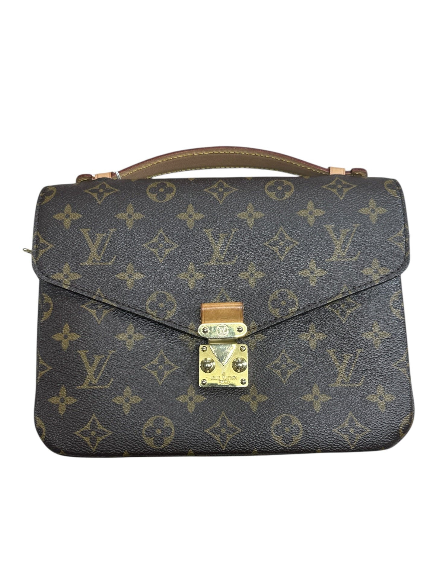LOUIS VUITTON Monogram Pochette Metis Crossbody Bag Brown Gold Hardware | Authentic Pre-Owned Luxury