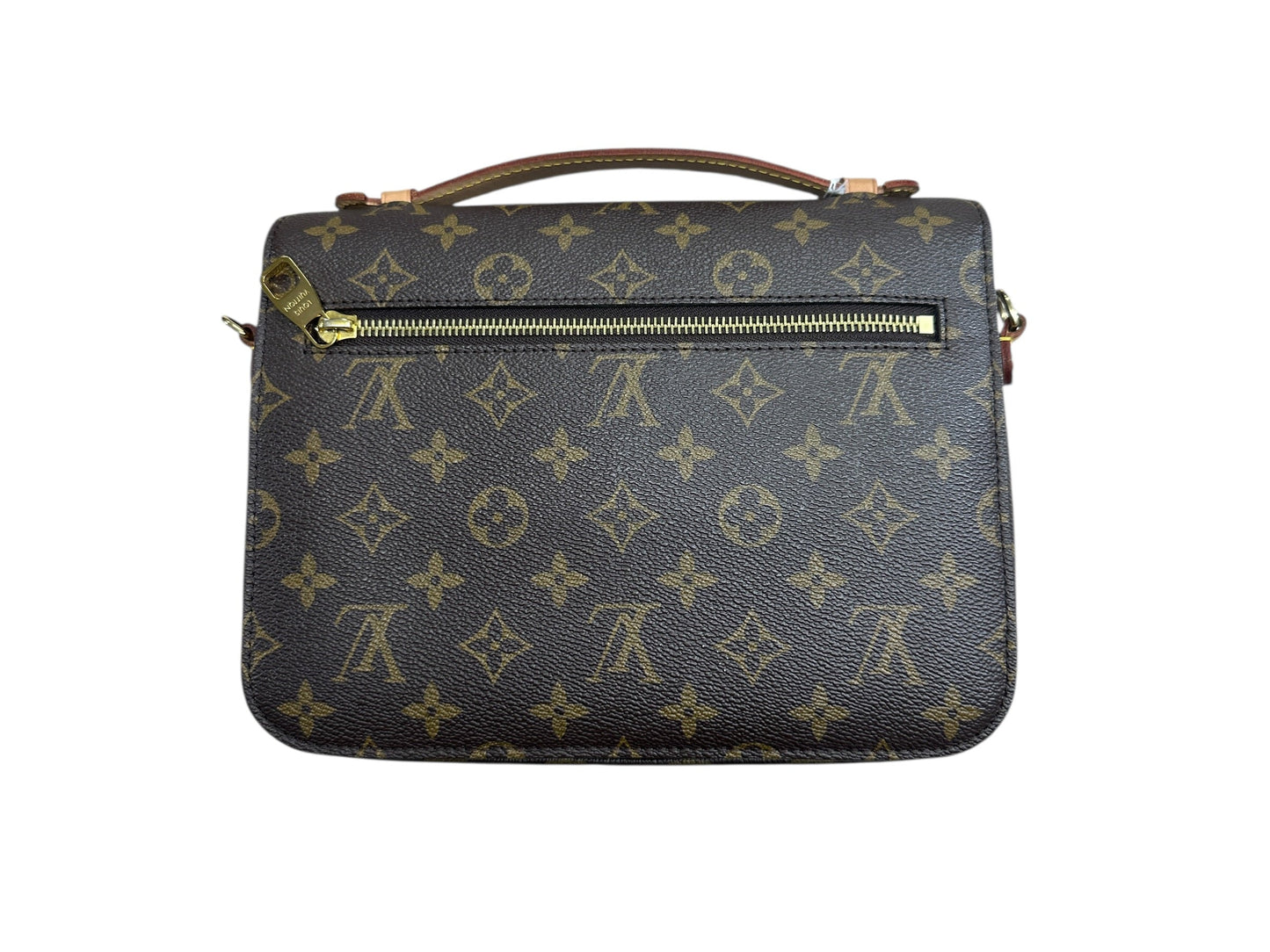 LOUIS VUITTON Monogram Pochette Metis Crossbody Bag Brown Gold Hardware | Authentic Pre-Owned Luxury