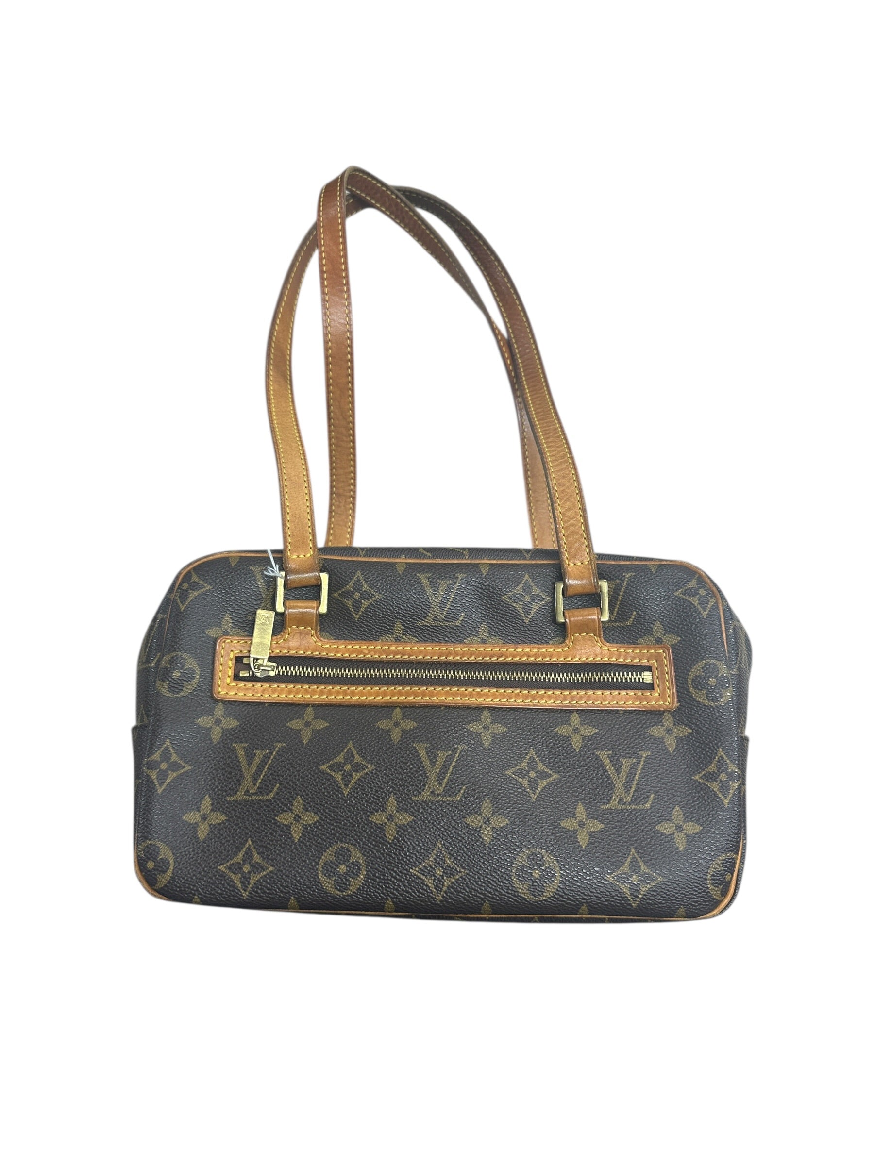 LOUIS VUITTON Monogram Cite MM Shoulder Bag Brown Gold Hardware | Authentic Pre-Owned Luxury