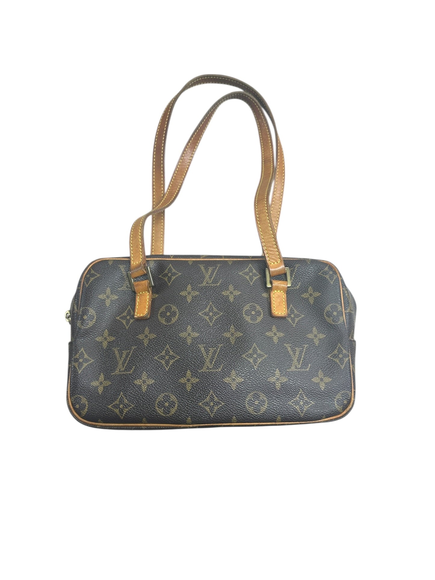 LOUIS VUITTON Monogram Cite MM Shoulder Bag Brown Gold Hardware | Authentic Pre-Owned Luxury