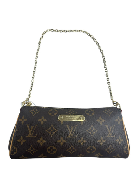 LOUIS VUITTON Monogram Eva Clutch Clutch Brown Gold Hardware | Authentic Pre-Owned Luxury