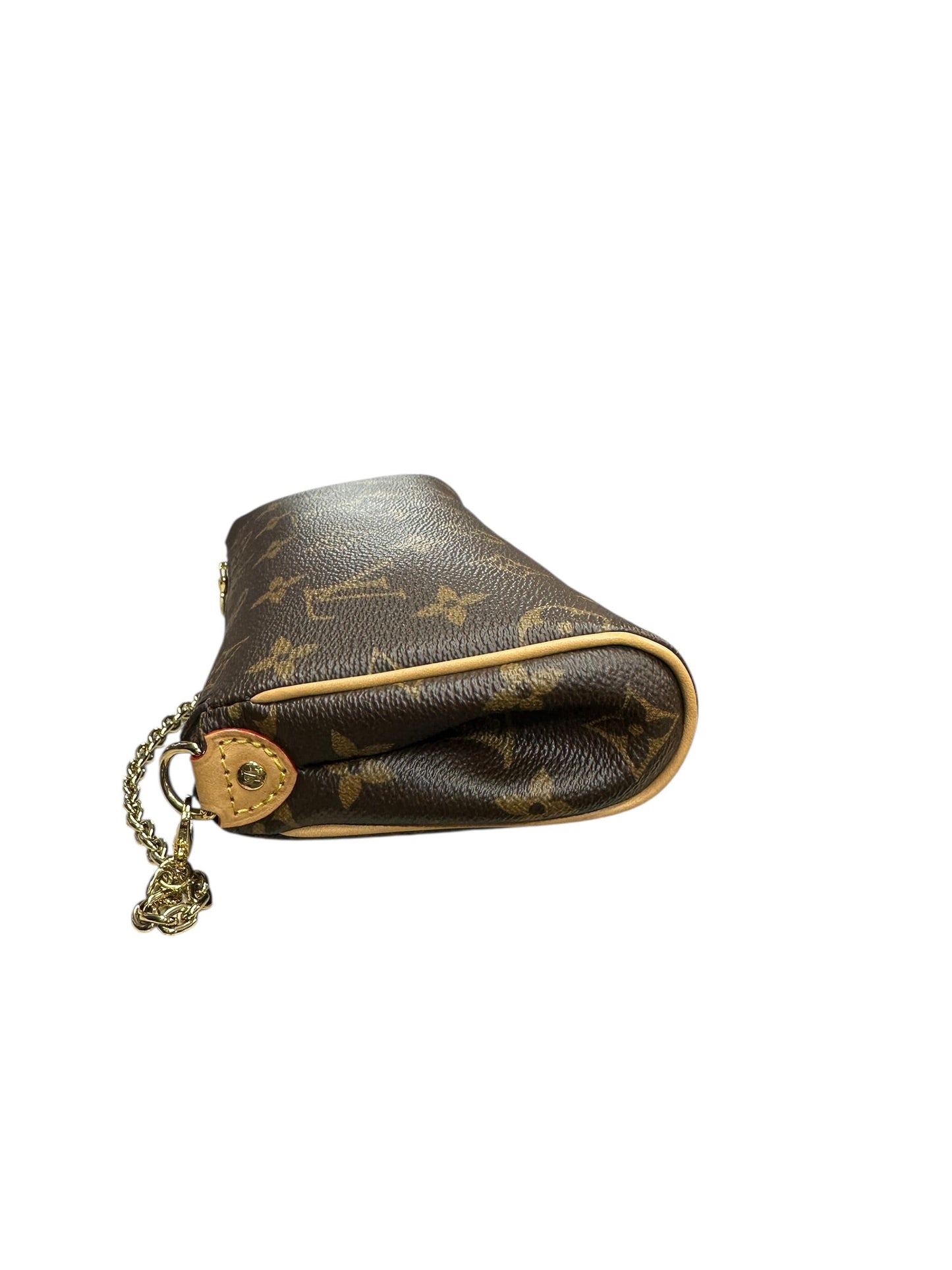 LOUIS VUITTON Monogram Eva Clutch Clutch Brown Gold Hardware | Authentic Pre-Owned Luxury