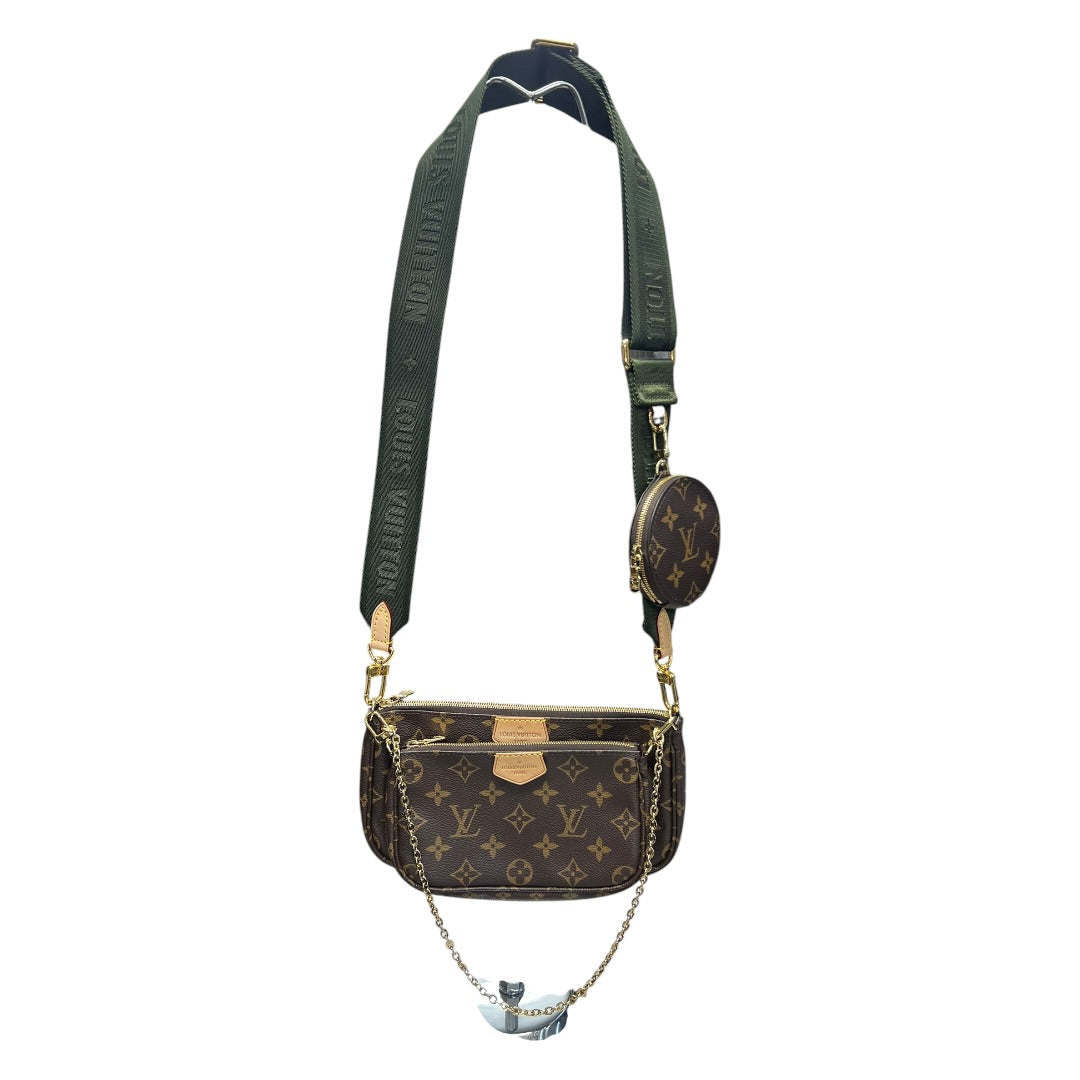 LOUIS VUITTON Monogram Multi Pochette Accessoires Crossbody Bag Brown Gold Hardware | Authentic Pre-Owned Luxury
