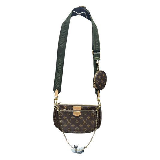LOUIS VUITTON Monogram Multi Pochette Accessoires Crossbody Bag Brown Gold Hardware | Authentic Pre-Owned Luxury