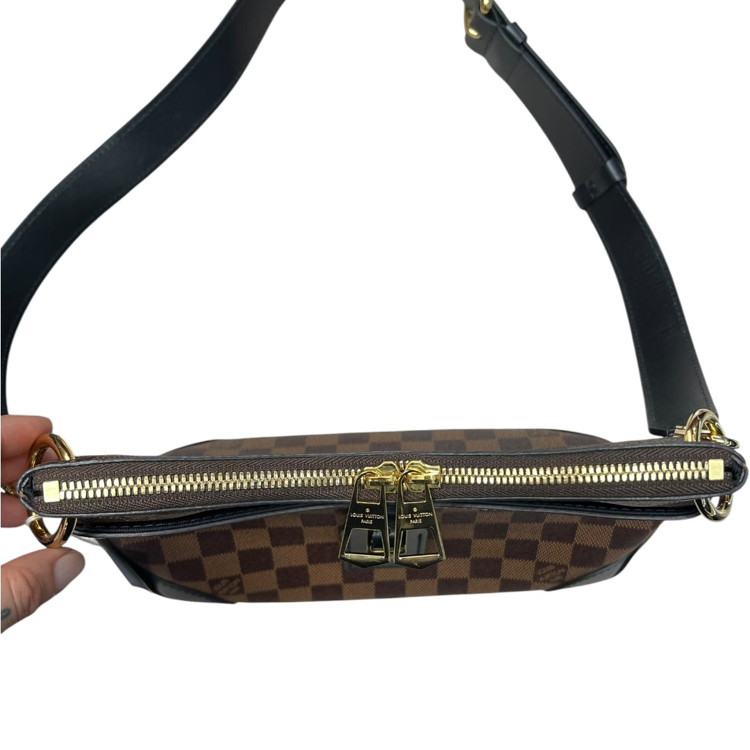 LOUIS VUITTON Damier Ebene Bond Street BB Shoulder Bag Brown/Black Gold Hardware | Authentic Pre-Owned Luxury