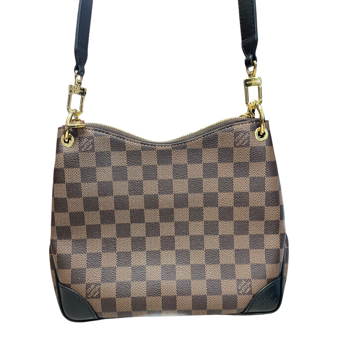 LOUIS VUITTON Damier Ebene Bond Street BB Shoulder Bag Brown/Black Gold Hardware | Authentic Pre-Owned Luxury