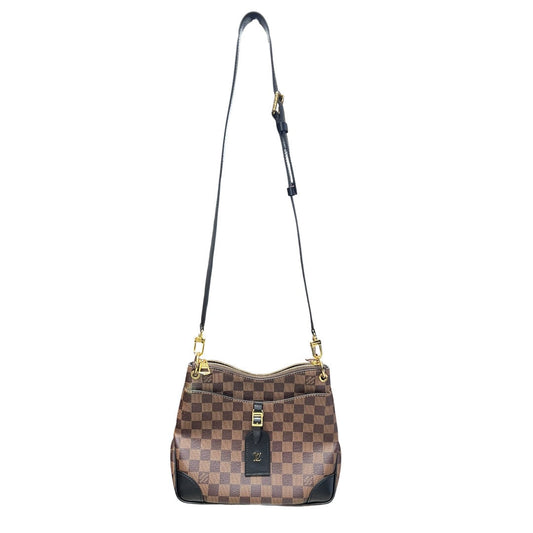 LOUIS VUITTON Damier Ebene Bond Street BB Shoulder Bag Brown/Black Gold Hardware | Authentic Pre-Owned Luxury