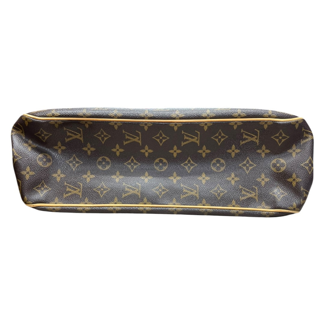 LOUIS VUITTON Monogram Batignolles Horizontal Tote Bag Brown Gold Hardware | Authentic Pre-Owned Luxury