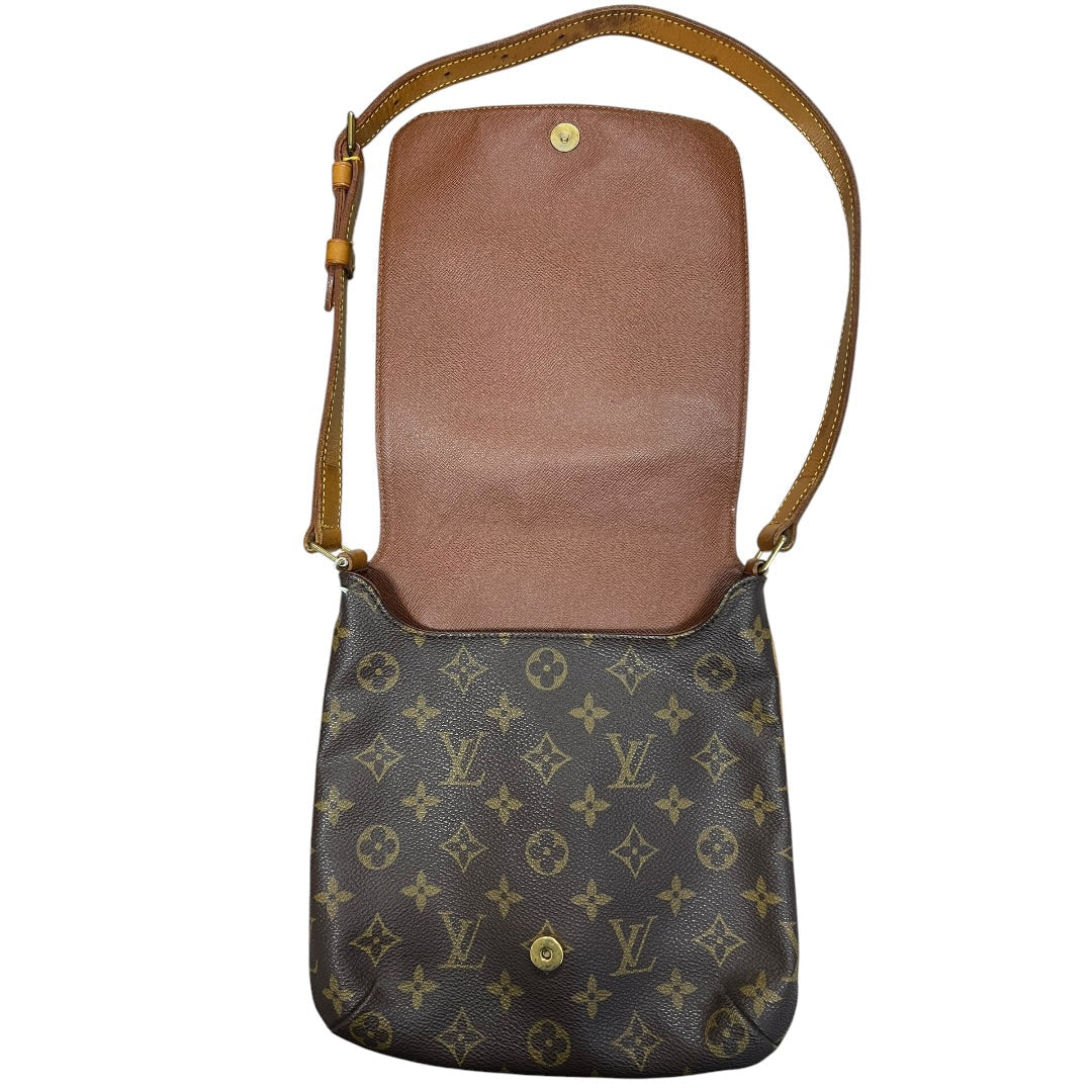 LOUIS VUITTON Monogram Musette Salsa Crossbody Bag Brown Gold Hardware | Authentic Pre-Owned Luxury