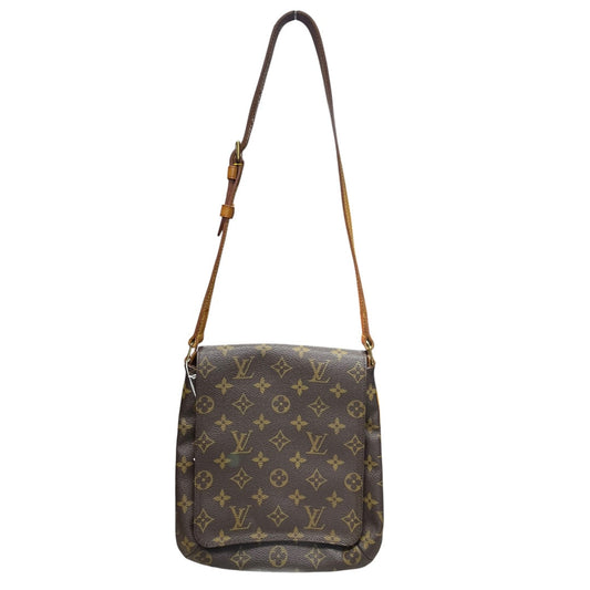 LOUIS VUITTON Monogram Musette Salsa Crossbody Bag Brown Gold Hardware | Authentic Pre-Owned Luxury