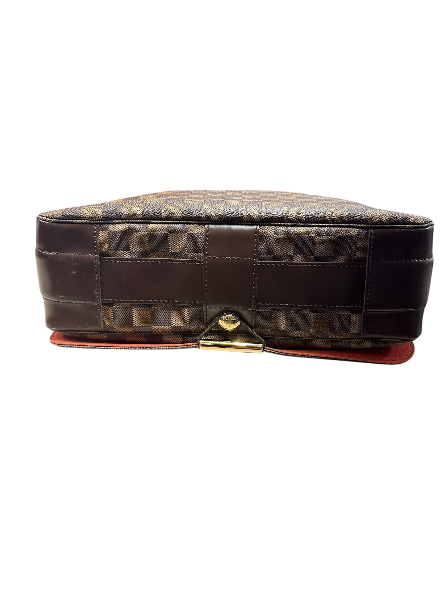 LOUIS VUITTON Damier Ebene Bastille Messenger Bag Brown Gold Hardware | Authentic Pre-Owned Luxury