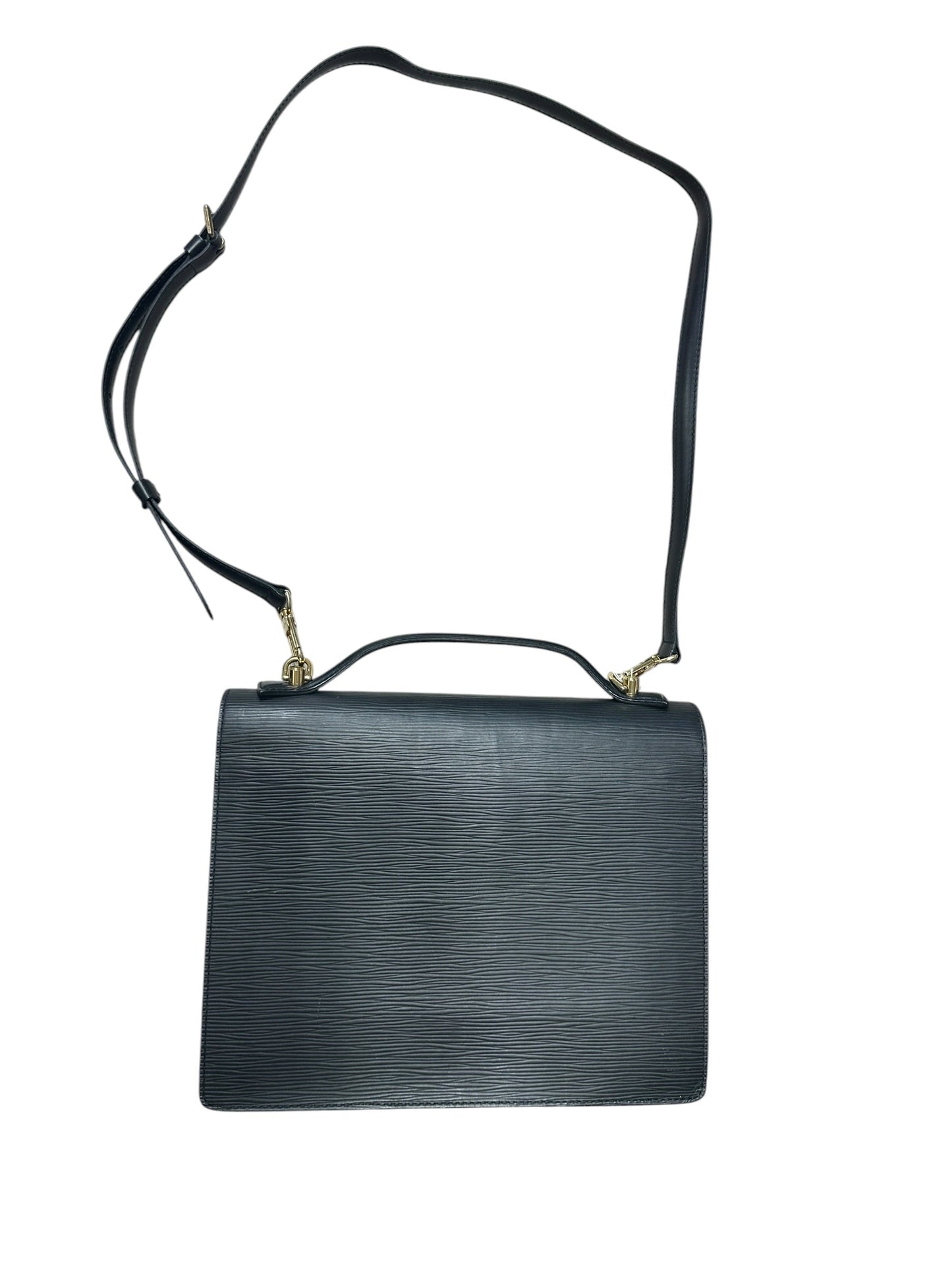 LOUIS VUITTON Epi Locky BB Handbag Black Gold Hardware | Authentic Pre-Owned Luxury
