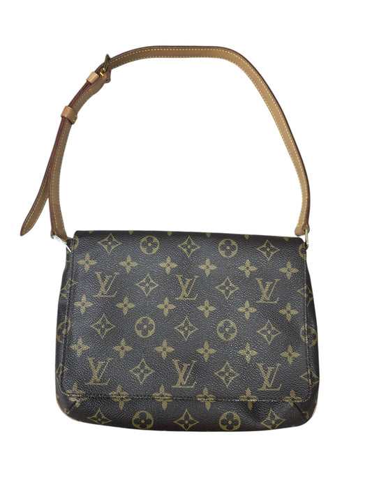 LOUIS VUITTON Monogram Musette Salsa Shoulder Bag Brown Gold Hardware | Authentic Pre-Owned Luxury