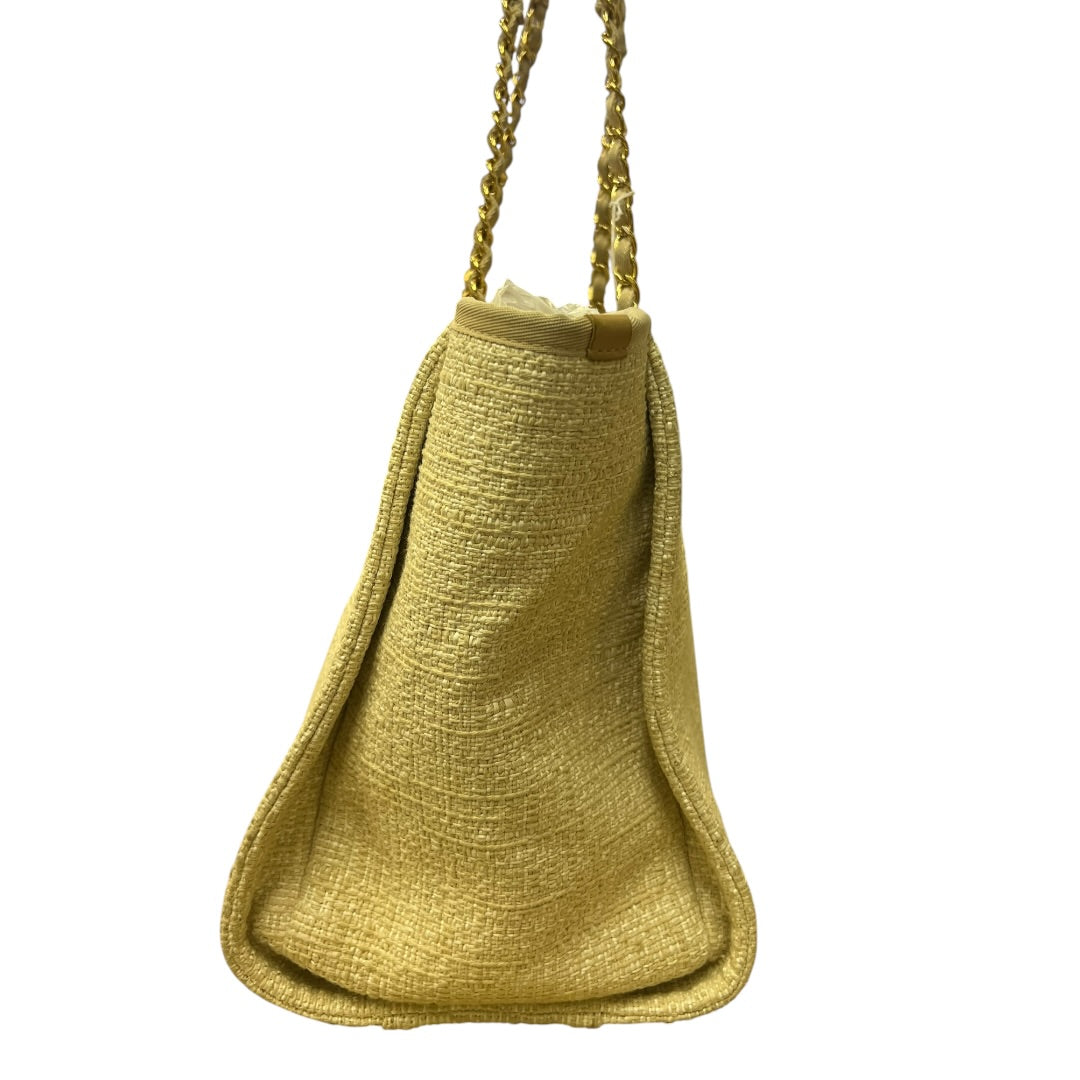 CHANEL Deauville Tote Bag Beige Gold Hardware | Authentic Pre-Owned Luxury