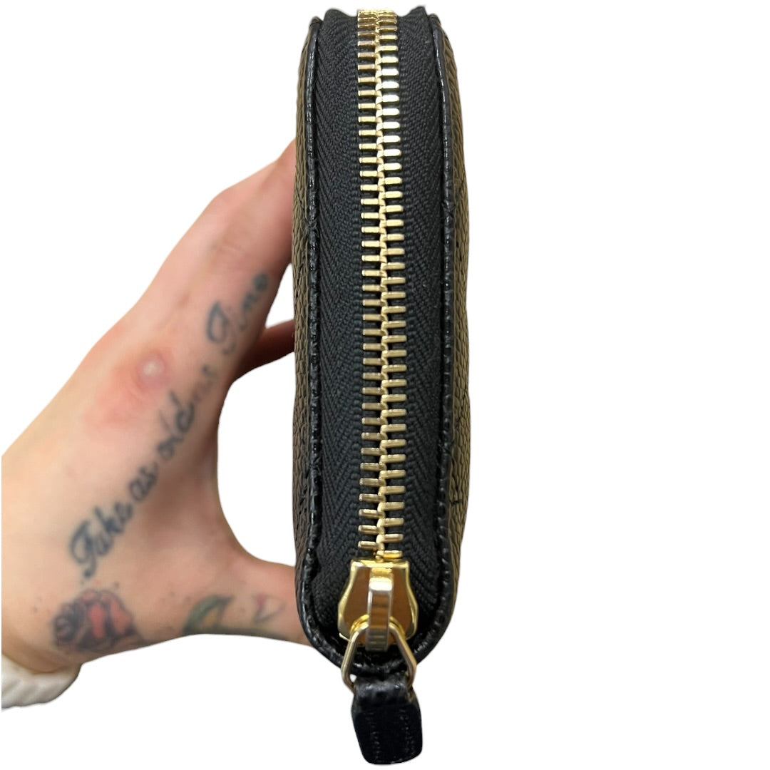 CHANEL Caviar Quilted Zip Around Long Wallet Black Gold Hardware | Authentic Pre-Owned Luxury