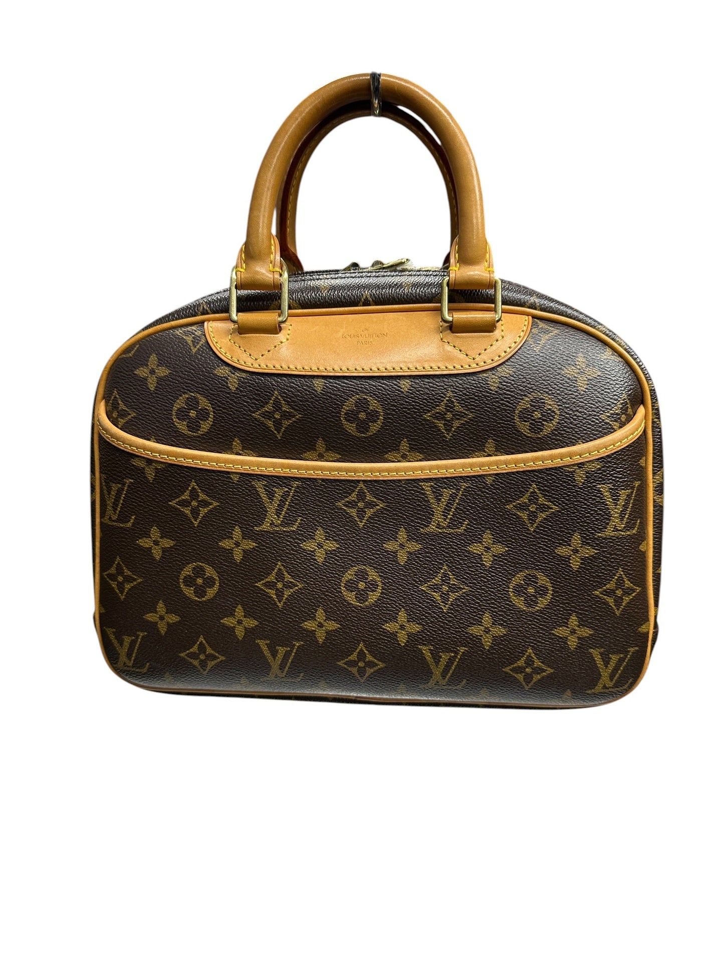 LOUIS VUITTON Monogram Alma PM Handbag Brown Gold Hardware | Authentic Pre-Owned Luxury