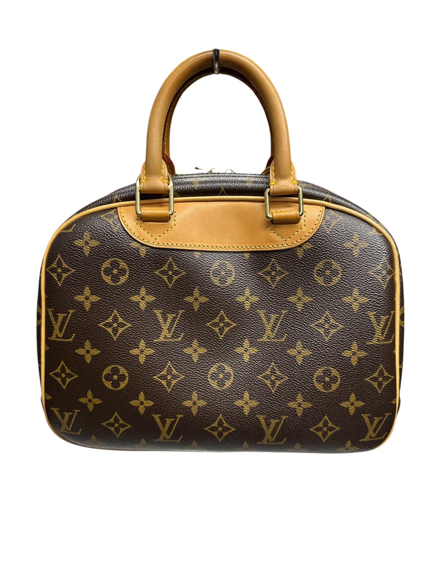 LOUIS VUITTON Monogram Alma PM Handbag Brown Gold Hardware | Authentic Pre-Owned Luxury