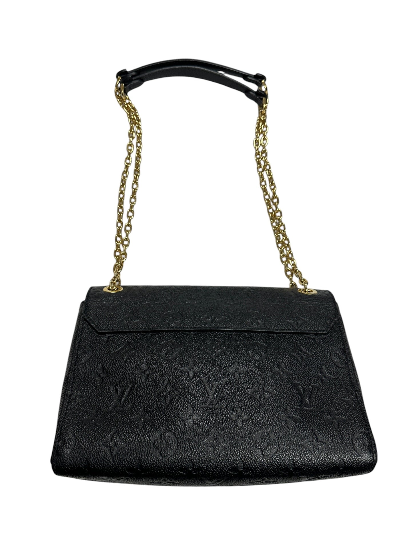 LOUIS VUITTON Empreinte Leather Flap Shoulder Bag Shoulder Bag Black Gold Hardware | Authentic Pre-Owned Luxury