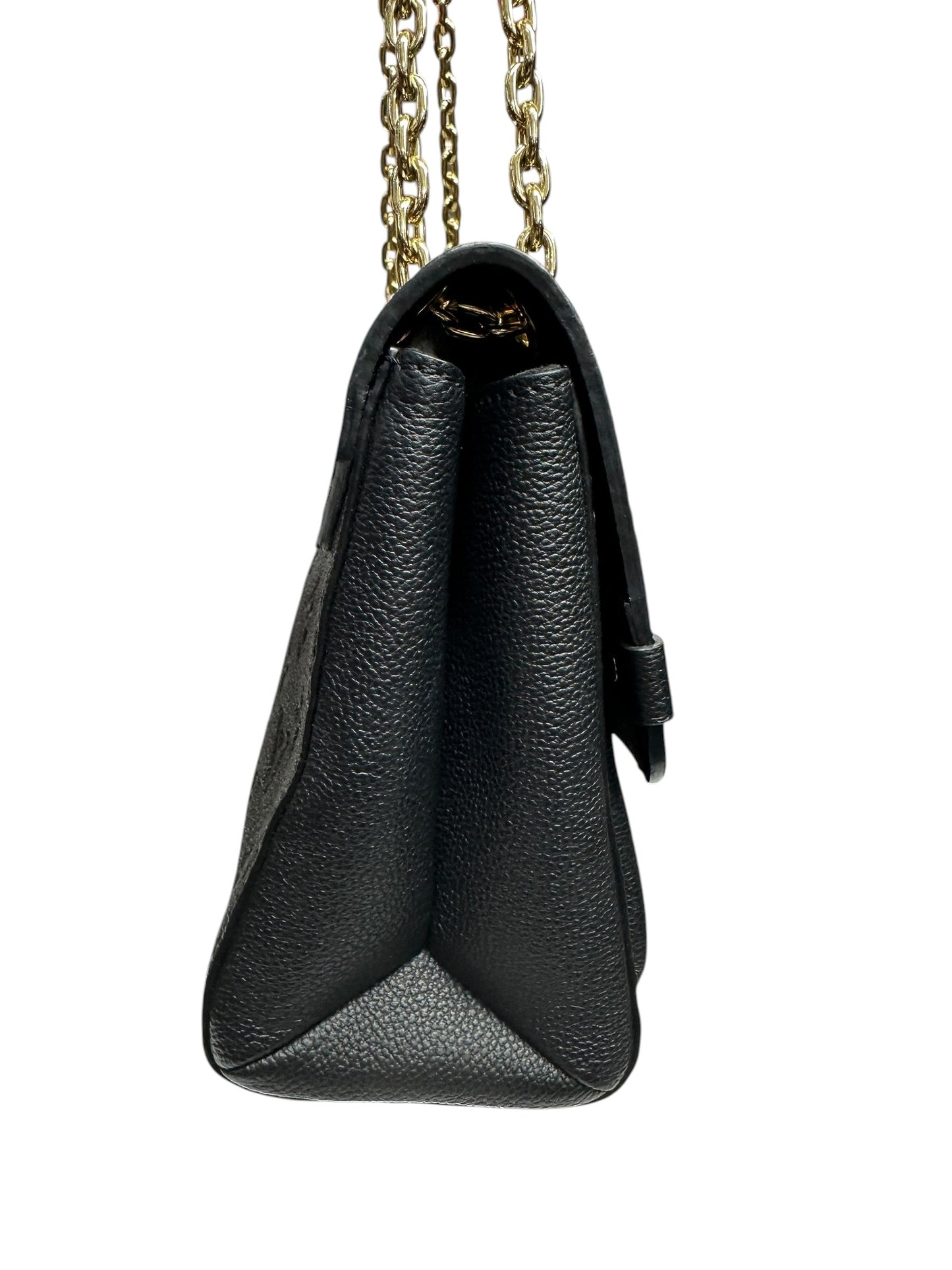 LOUIS VUITTON Empreinte Leather Flap Shoulder Bag Shoulder Bag Black Gold Hardware | Authentic Pre-Owned Luxury