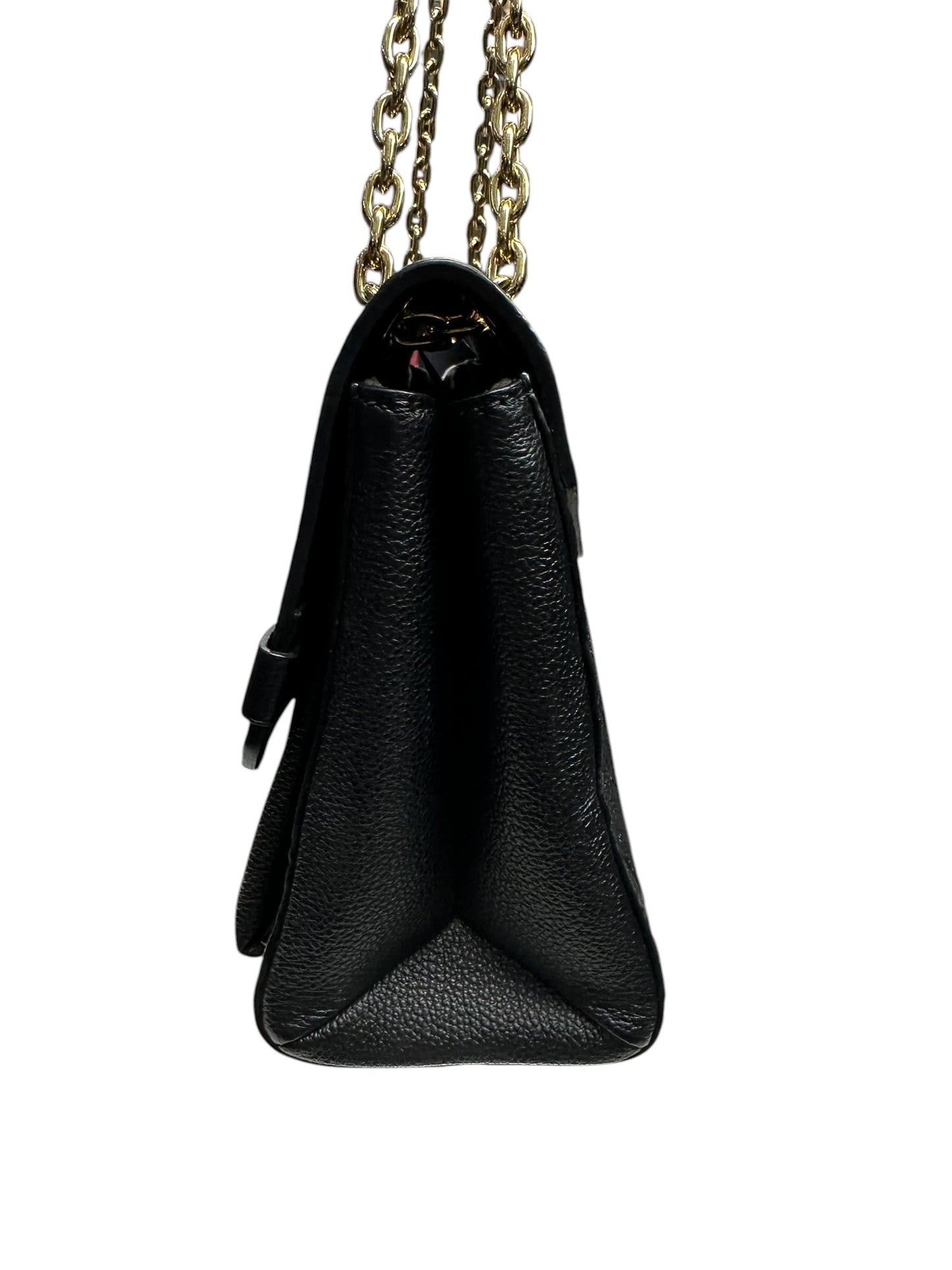 LOUIS VUITTON Empreinte Leather Flap Shoulder Bag Shoulder Bag Black Gold Hardware | Authentic Pre-Owned Luxury