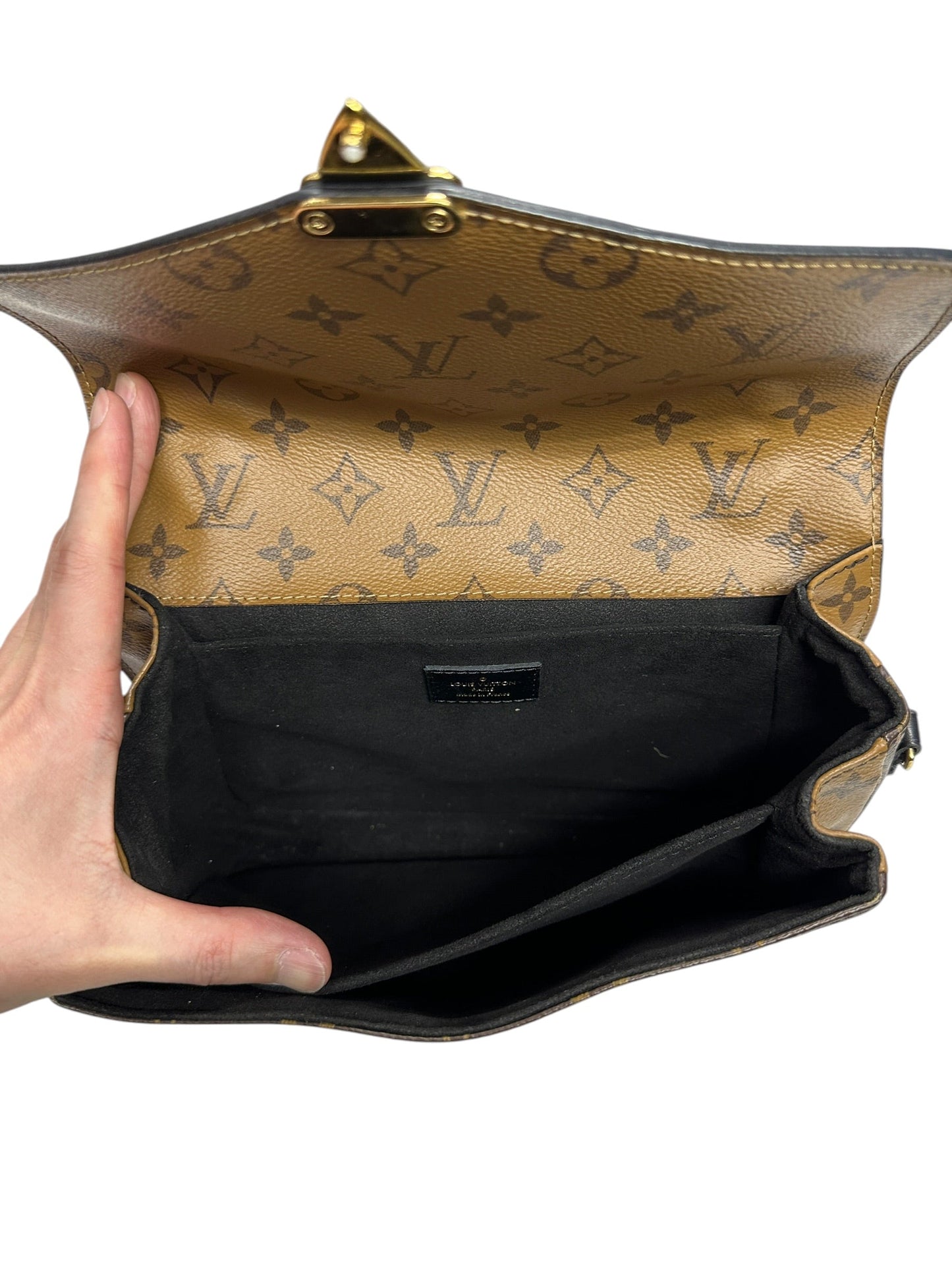 LOUIS VUITTON Monogram Reverse Dauphine MM Shoulder Bag | Authentic Pre-Owned Luxury
