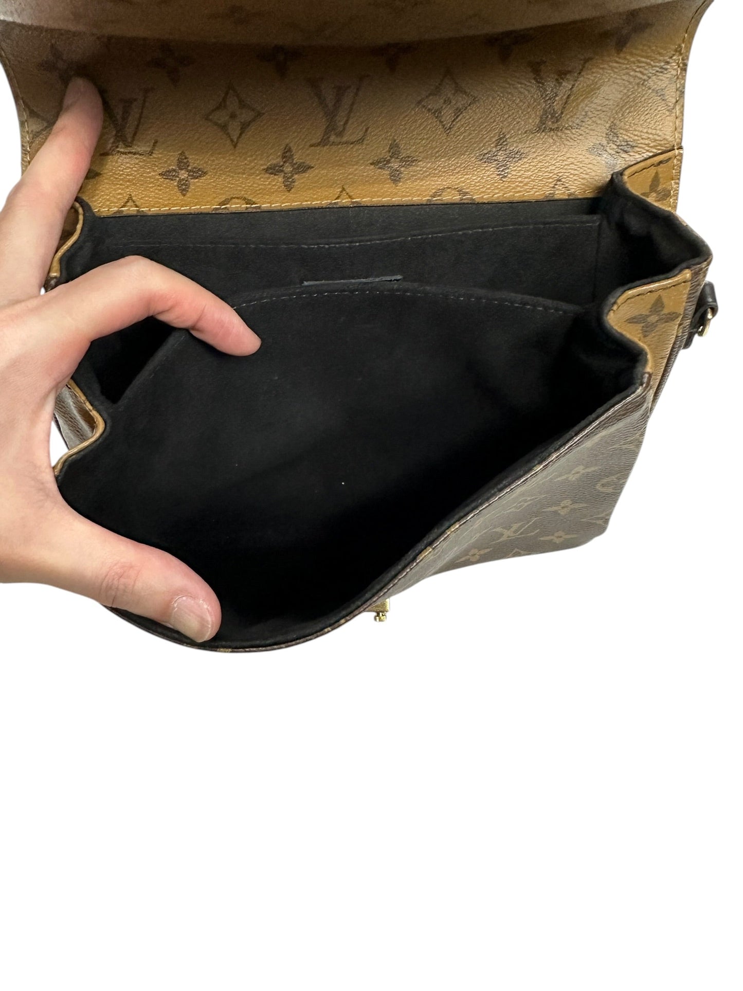 LOUIS VUITTON Monogram Reverse Dauphine MM Shoulder Bag | Authentic Pre-Owned Luxury