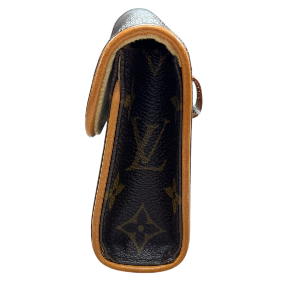 LOUIS VUITTON Monogram Pochette Florentine Waist Pouch Brown Gold Hardware | Authentic Pre-Owned Luxury