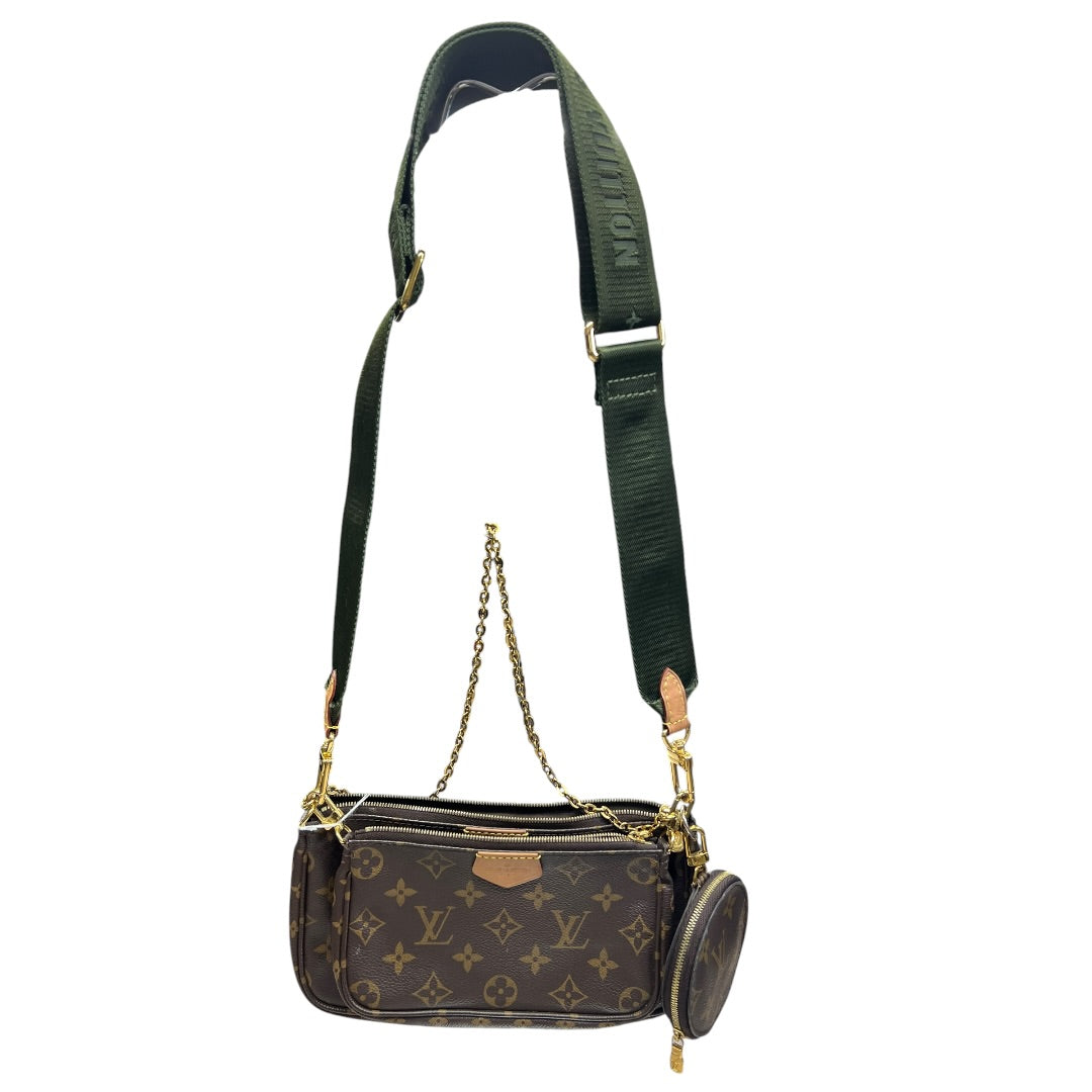 LOUIS VUITTON Monogram Multi Pochette Accessoires Crossbody Bag Brown Gold Hardware | Authentic Pre-Owned Luxury
