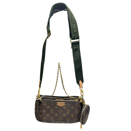 LOUIS VUITTON Monogram Multi Pochette Accessoires Crossbody Bag Brown Gold Hardware | Authentic Pre-Owned Luxury