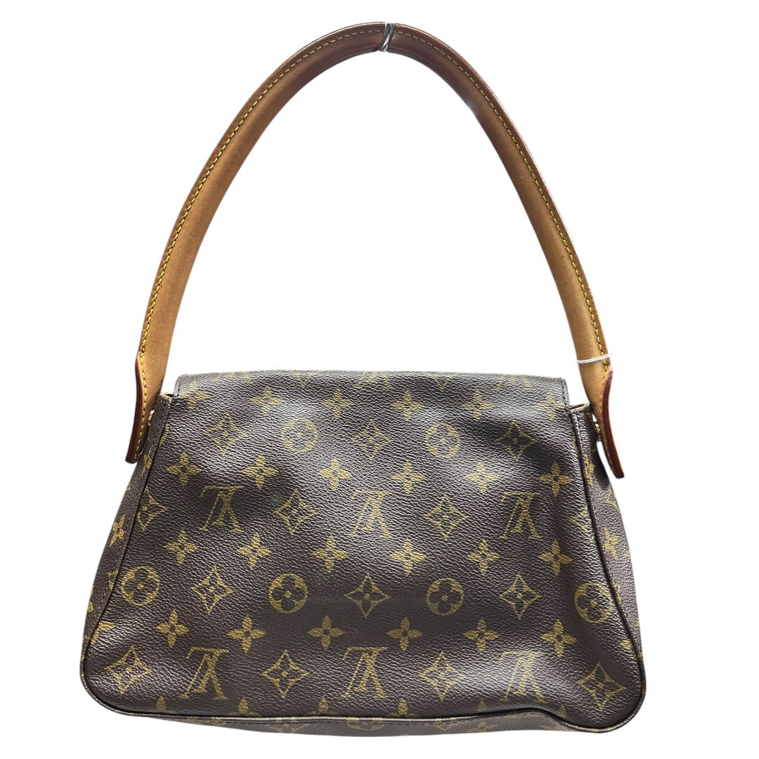 LOUIS VUITTON Monogram Looping GM Shoulder Bag Brown Gold Hardware | Authentic Pre-Owned Luxury