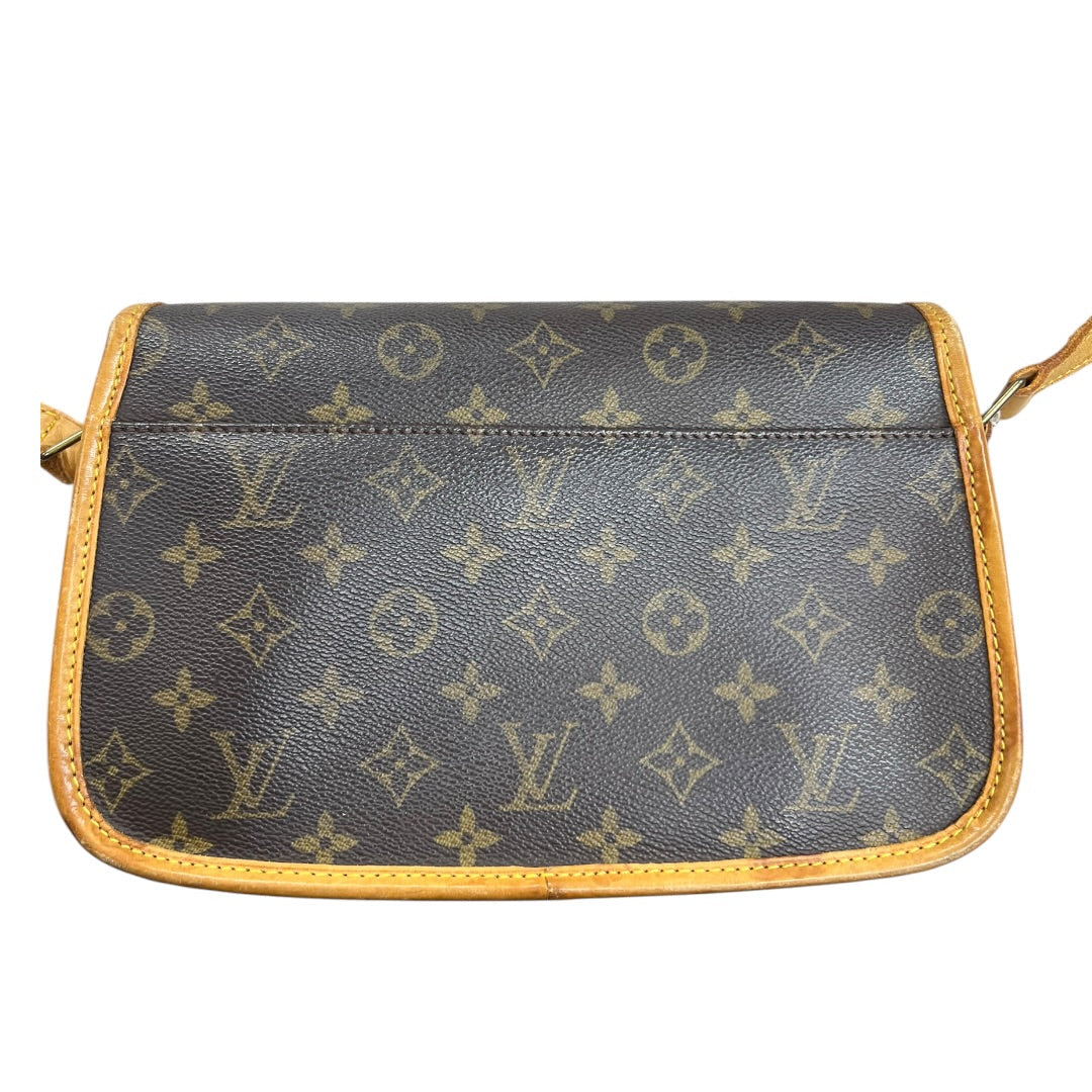 LOUIS VUITTON Monogram Sologne Crossbody Bag Brown Gold Hardware | Authentic Pre-Owned Luxury