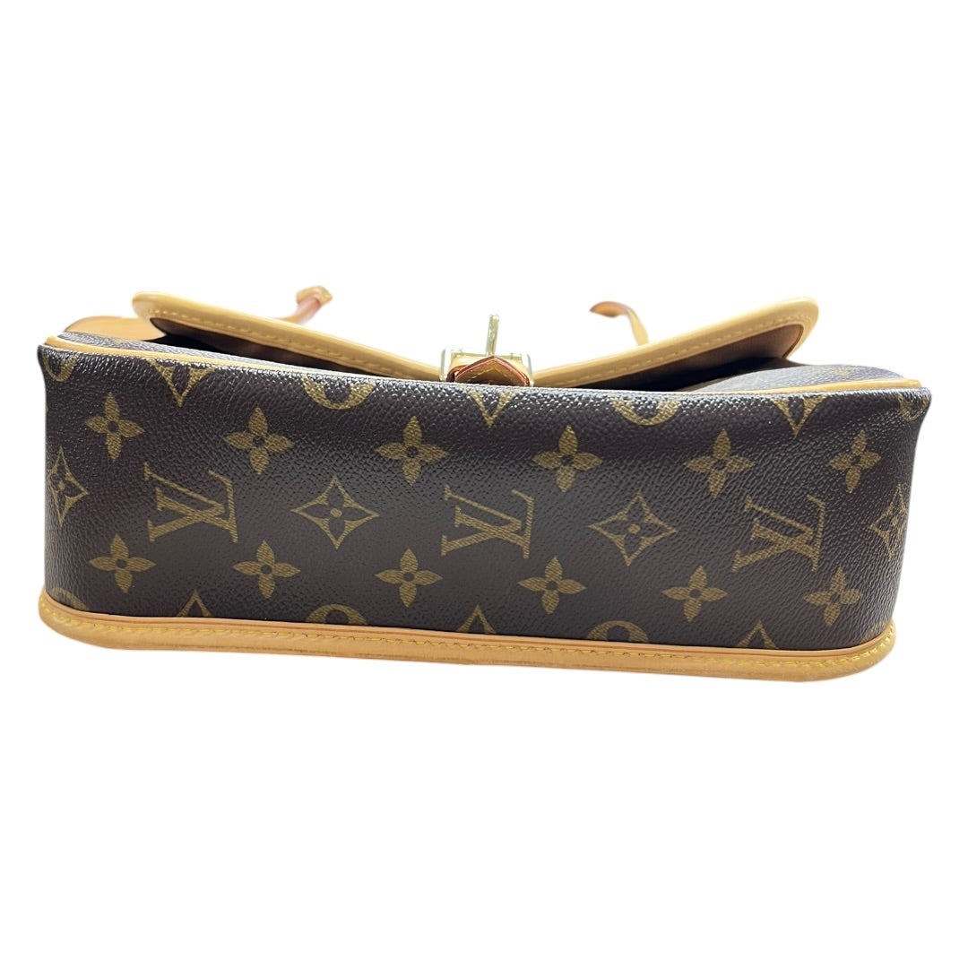 LOUIS VUITTON Monogram Saint Cloud PM Crossbody Bag Brown Gold Hardware | Authentic Pre-Owned Luxury