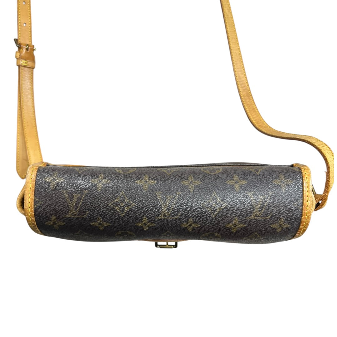 LOUIS VUITTON Monogram Sologne Crossbody Bag Brown Gold Hardware | Authentic Pre-Owned Luxury