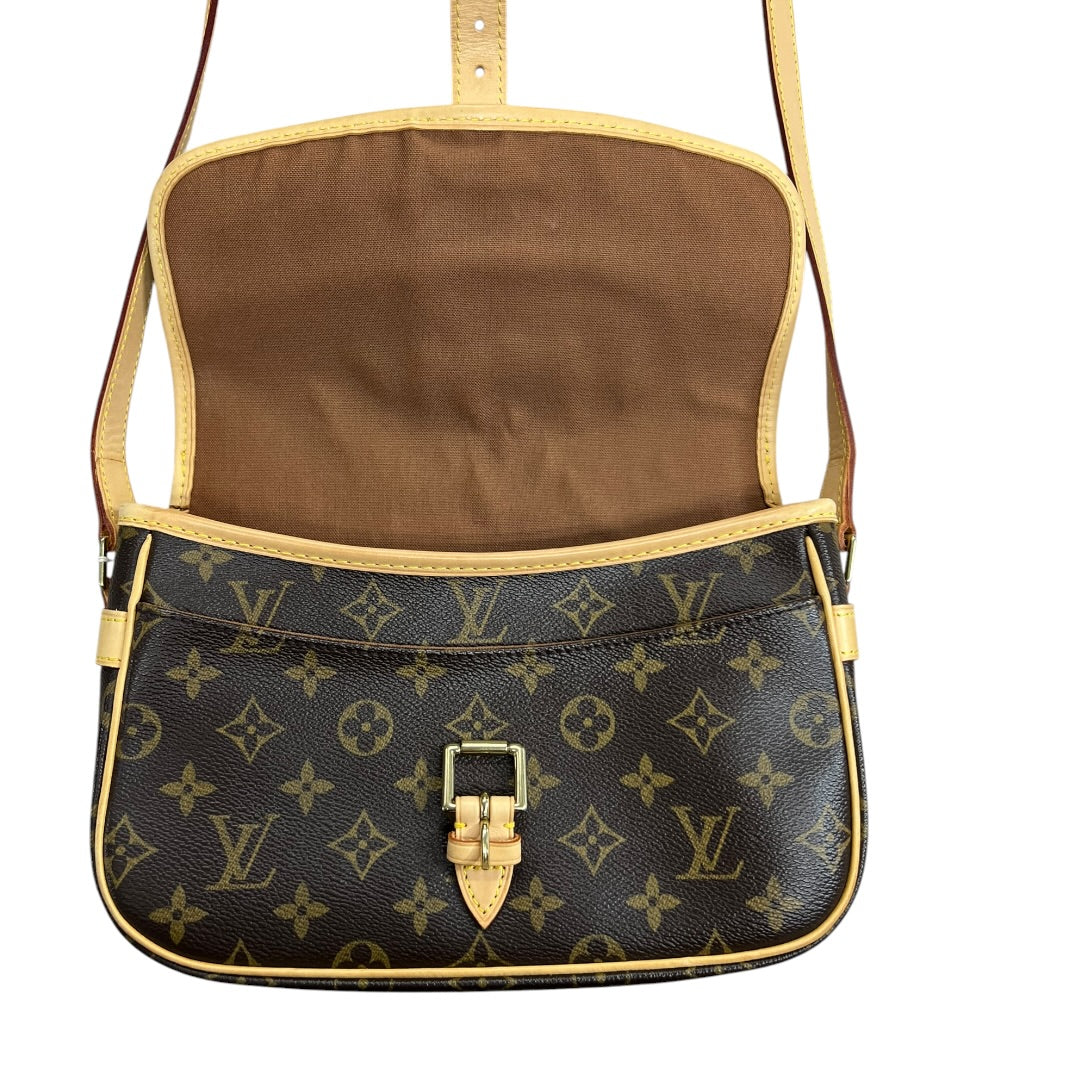 LOUIS VUITTON Monogram Saint Cloud PM Crossbody Bag Brown Gold Hardware | Authentic Pre-Owned Luxury