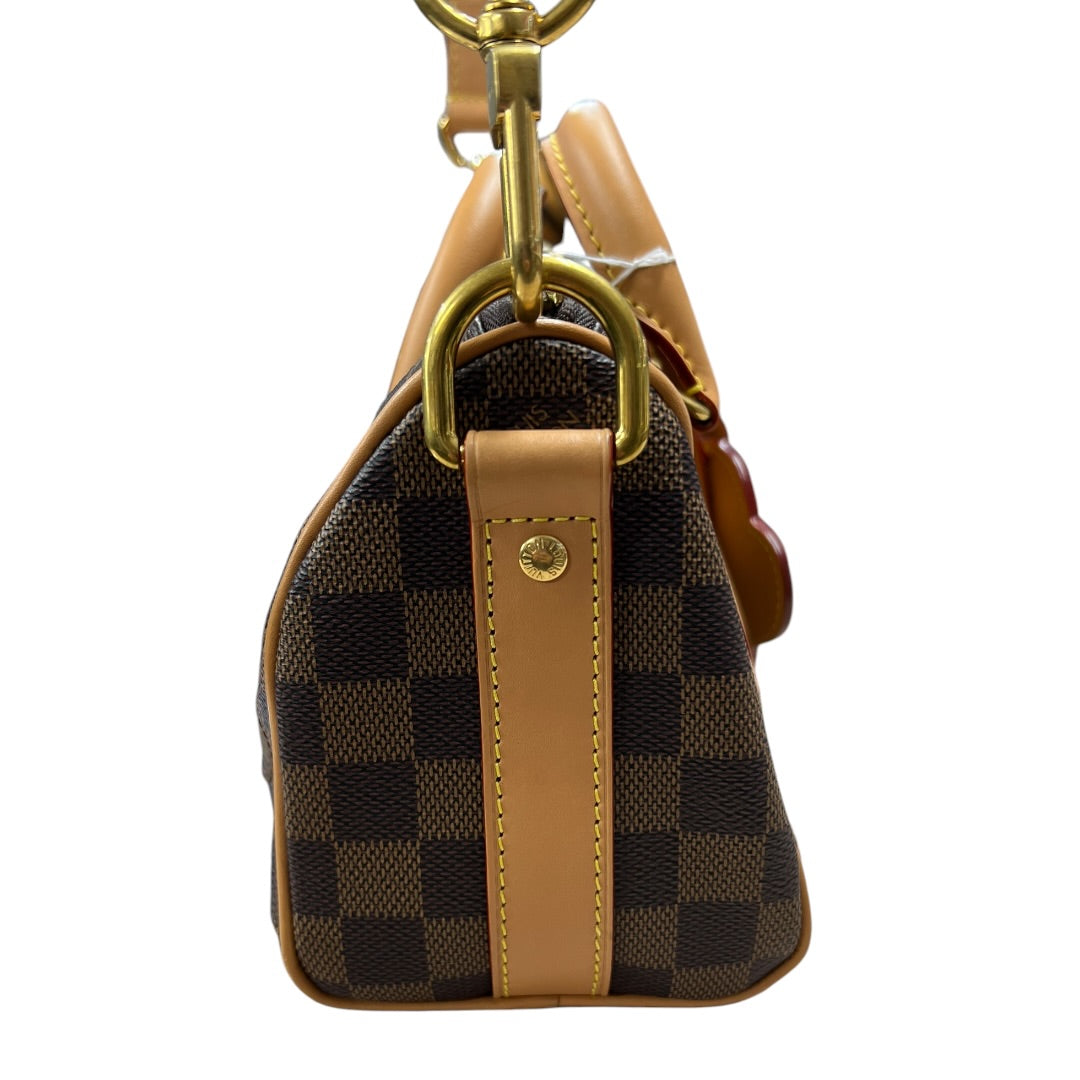 LOUIS VUITTON Monogram x Damier Giant Keepall XS Nigo Duffle Bag Brown Gold Hardware | Authentic Pre-Owned Luxury