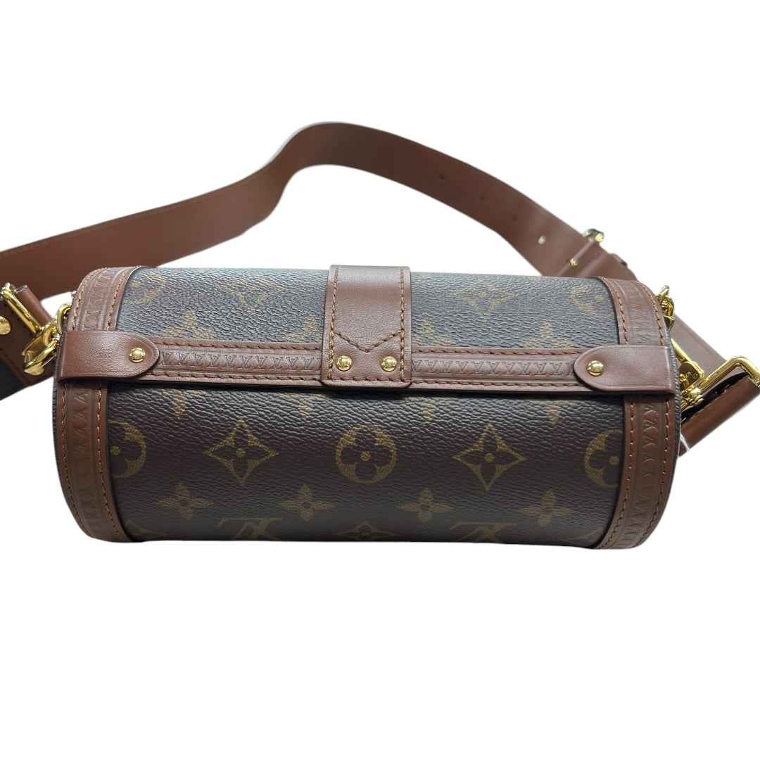 LOUIS VUITTON Monogram Papillon Trunk Shoulder Bag Brown Gold Hardware | Authentic Pre-Owned Luxury