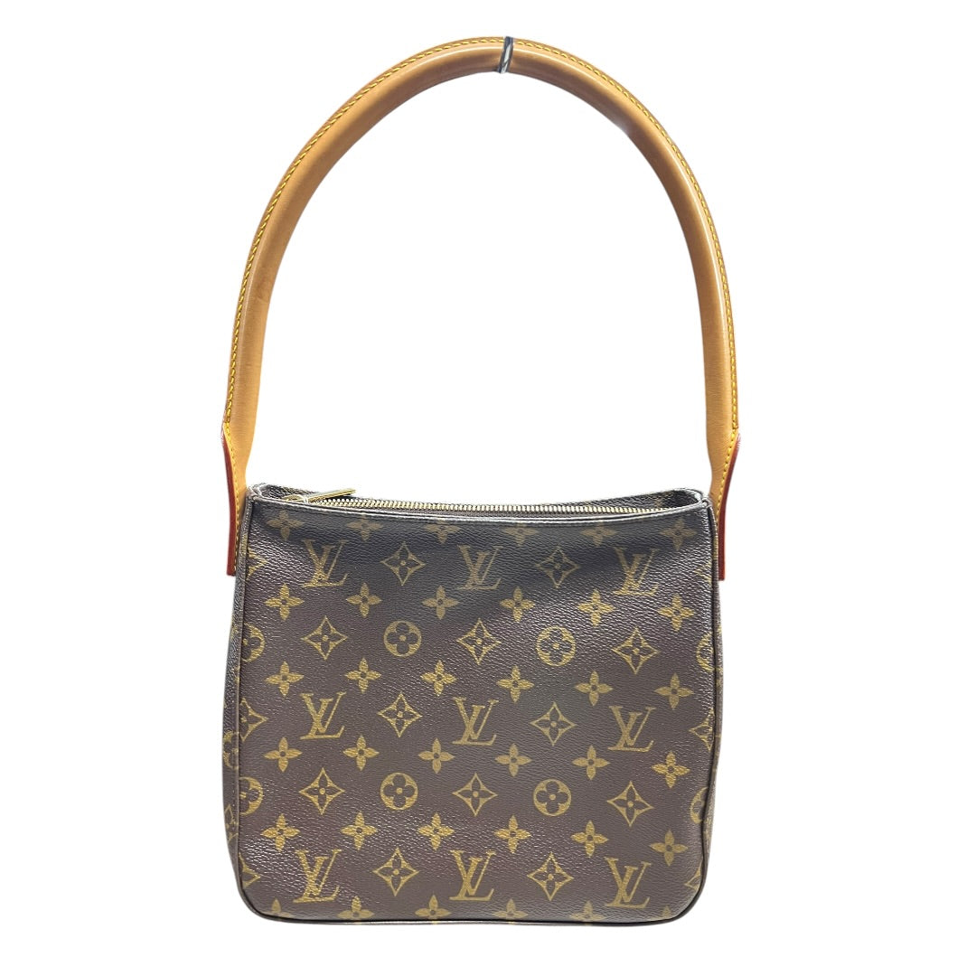 LOUIS VUITTON Monogram Looping MM Shoulder Bag Brown Gold Hardware | Authentic Pre-Owned Luxury