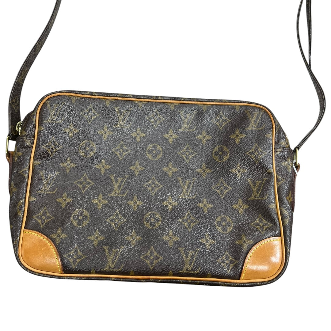 LOUIS VUITTON Monogram Nile Crossbody Bag Brown Gold Hardware | Authentic Pre-Owned Luxury