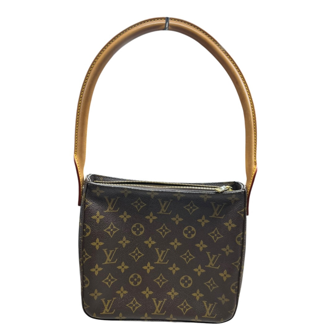 LOUIS VUITTON Monogram Looping MM Shoulder Bag Brown Gold Hardware | Authentic Pre-Owned Luxury